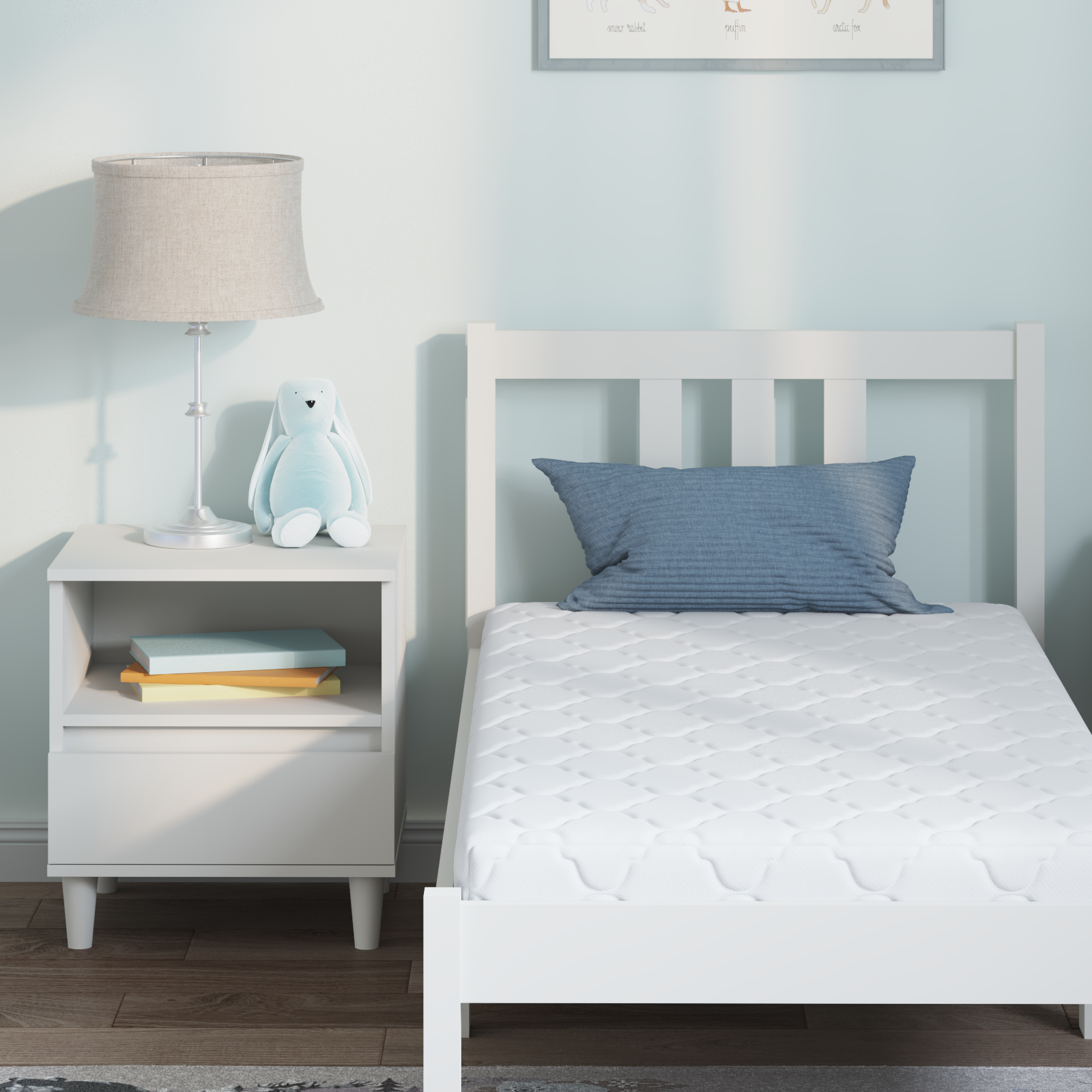 Saltele Alb 120 x 60 cm Țesătură din 100% poliester GartenMobel Dekor