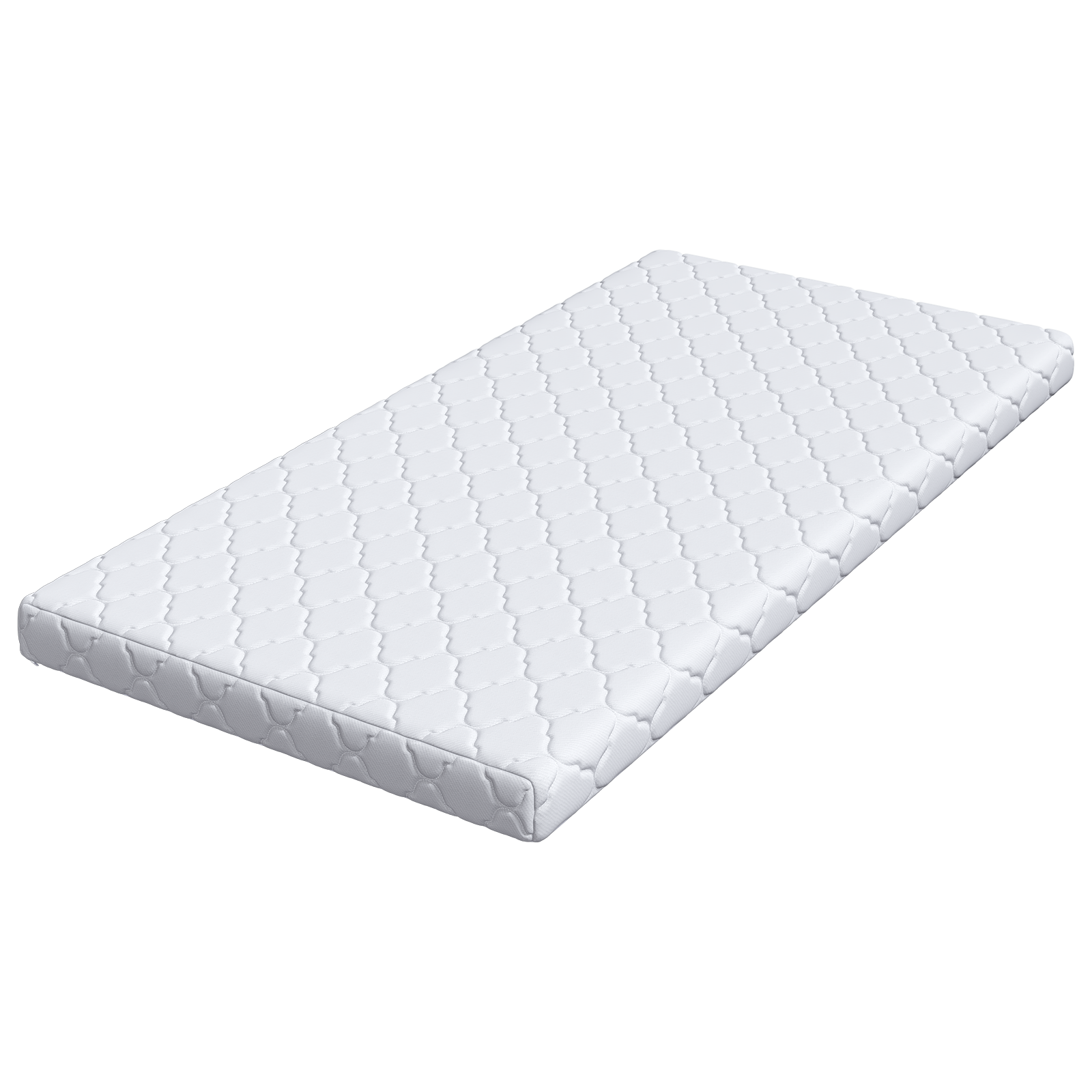 Saltele Alb 200 x 120 cm Țesătură din 100% poliester GartenMobel Dekor