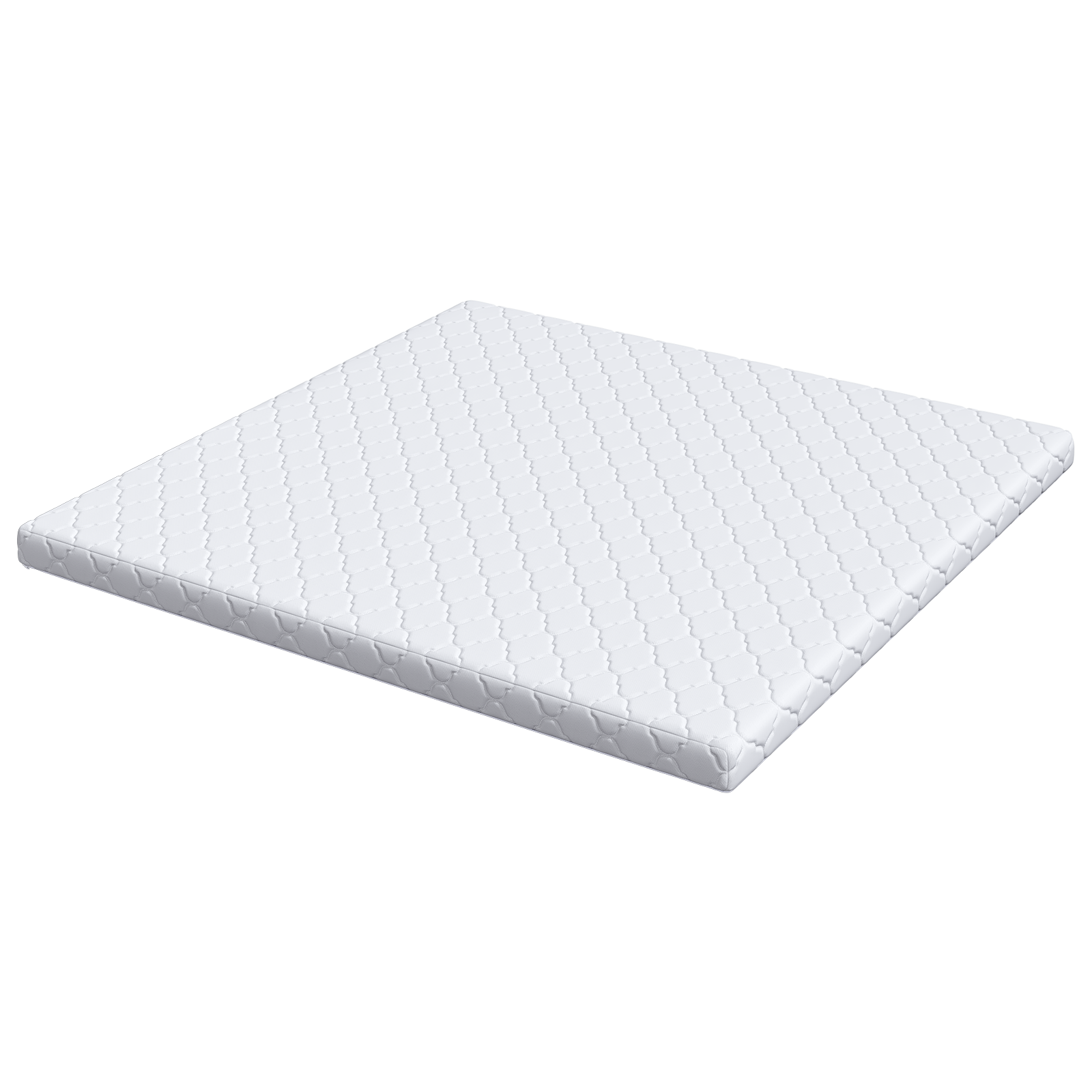Saltele Alb 200 x 200 cm Țesătură din 100% poliester GartenMobel Dekor