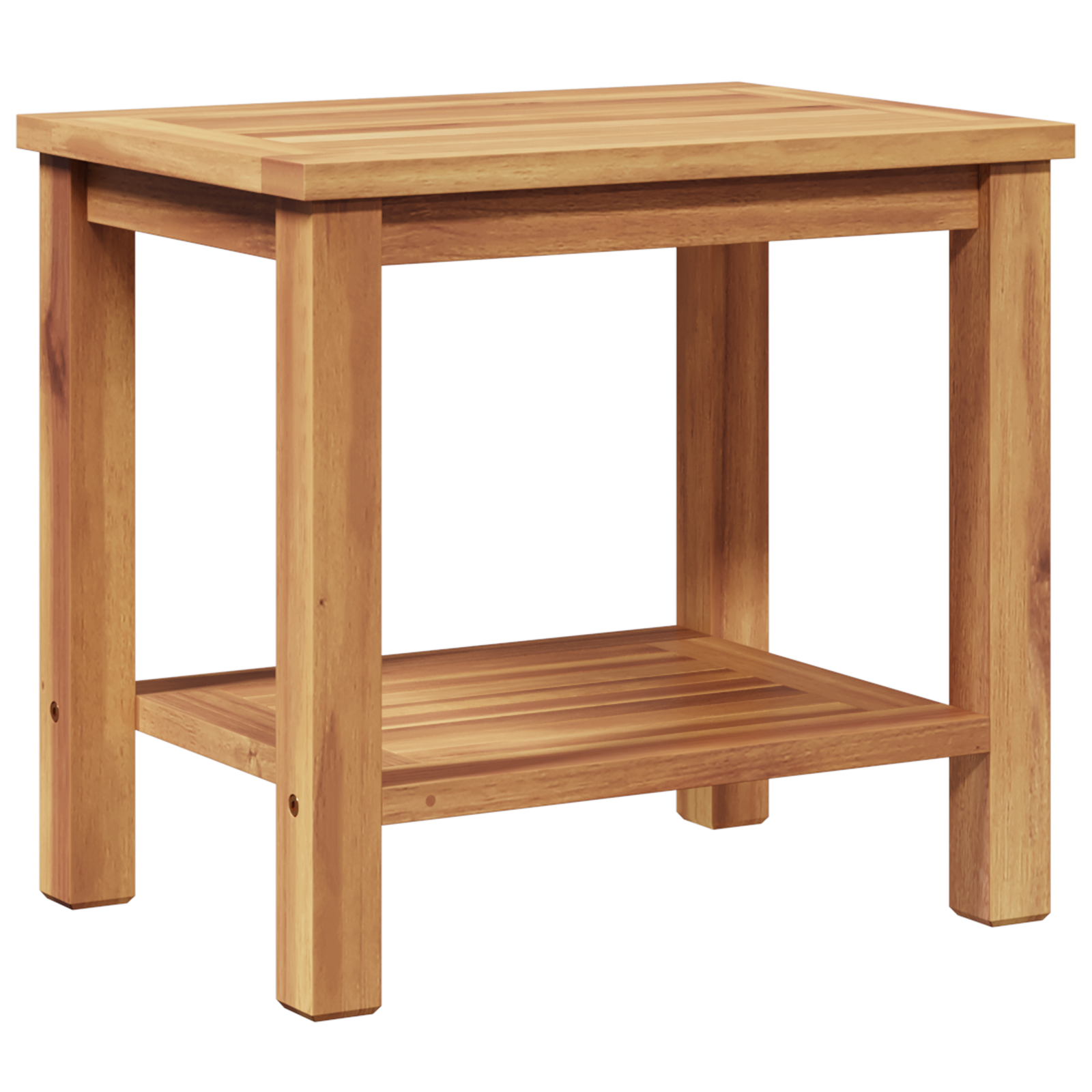 Masă de cafea Maro 50 x 35 x 45 cm Lemn masiv de tec GartenMobel Dekor