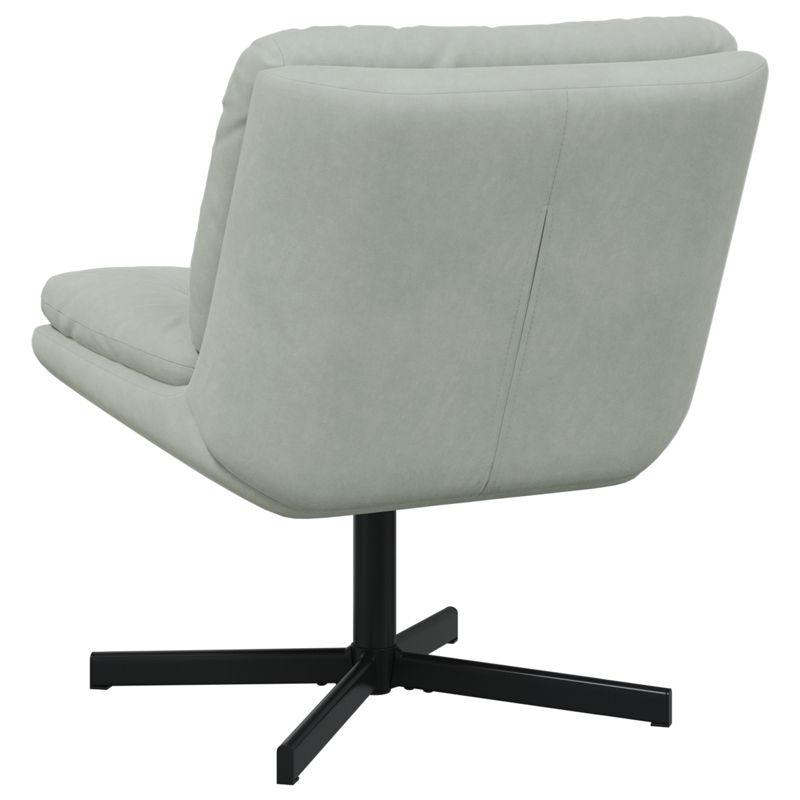 Scaun Relaxant Rotativ Gri deschis 63 x 75 x 76 cm Catifea GartenMobel Dekor