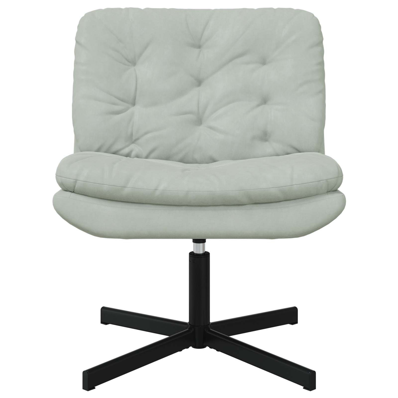 Scaun Relaxant Rotativ Gri deschis 63 x 75 x 76 cm Catifea GartenMobel Dekor