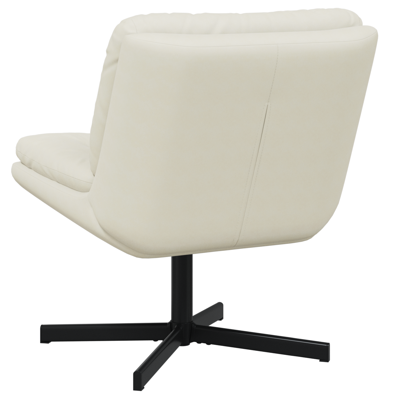 Scaun Relaxant Rotativ cu pernă Altele Manual Crem 63 x 75 x 76 cm Catifea GartenMobel Dekor