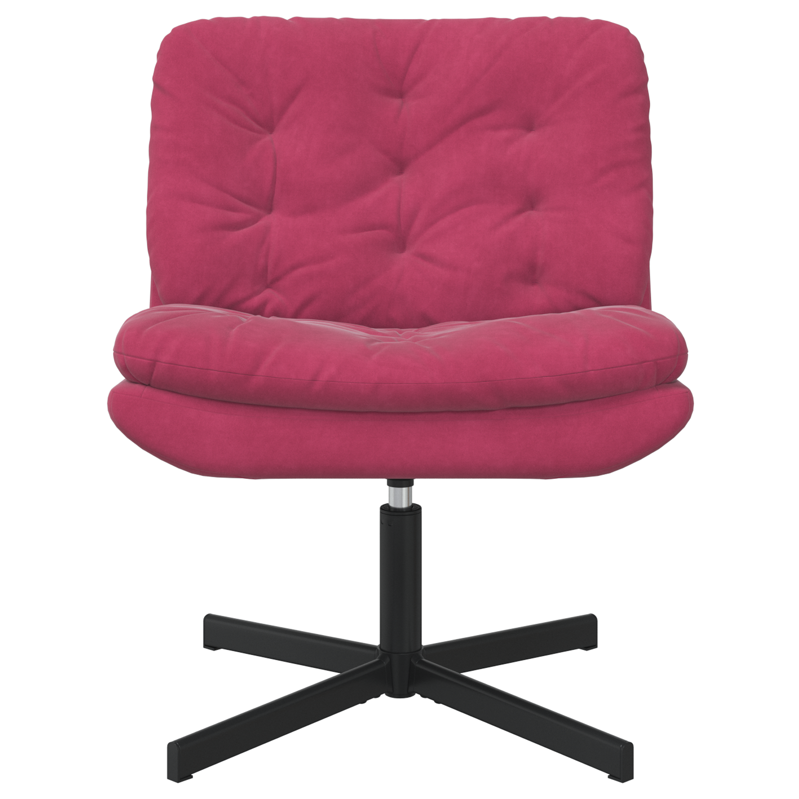 Scaun Relaxant Rotativ cu pernă Altele Manual bordo 63 x 75 x 76 cm Catifea GartenMobel Dekor