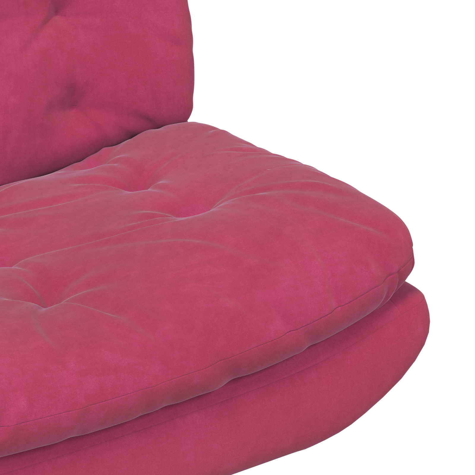 Scaun Relaxant Rotativ cu pernă Altele Manual bordo 63 x 75 x 76 cm Catifea GartenMobel Dekor