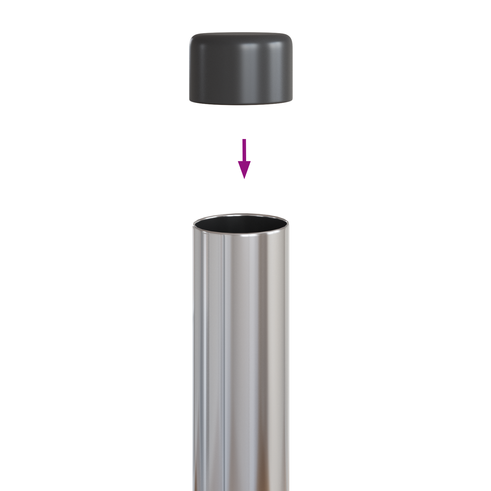 Stâlpi de Gard 2 pcs Argintiu 100 cm Oțel galvanizat GartenMobel Dekor