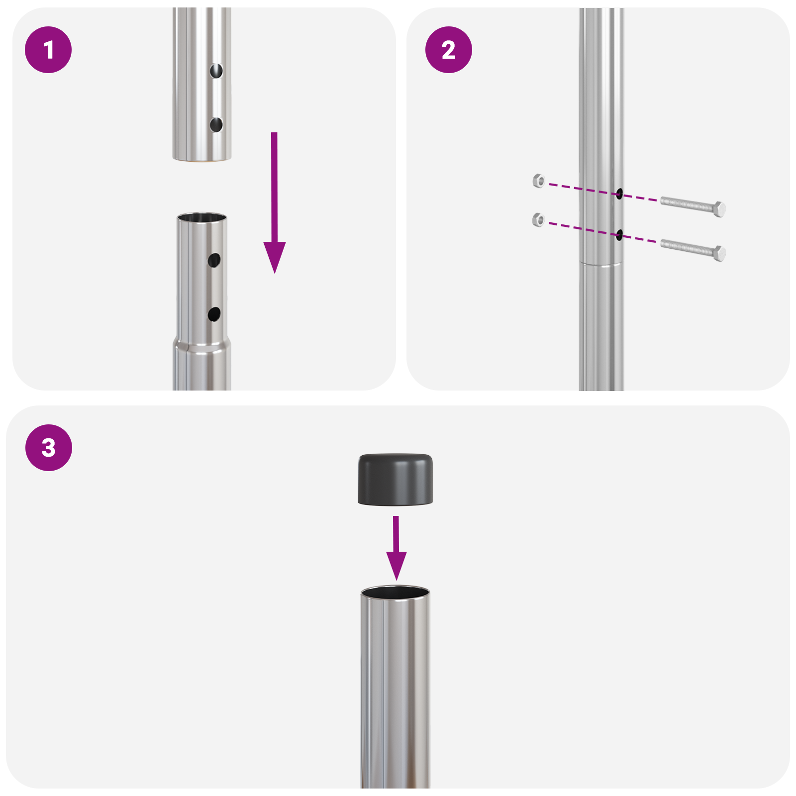 Stâlpi de Gard 12 pcs Argintiu 160 cm Oțel galvanizat GartenMobel Dekor