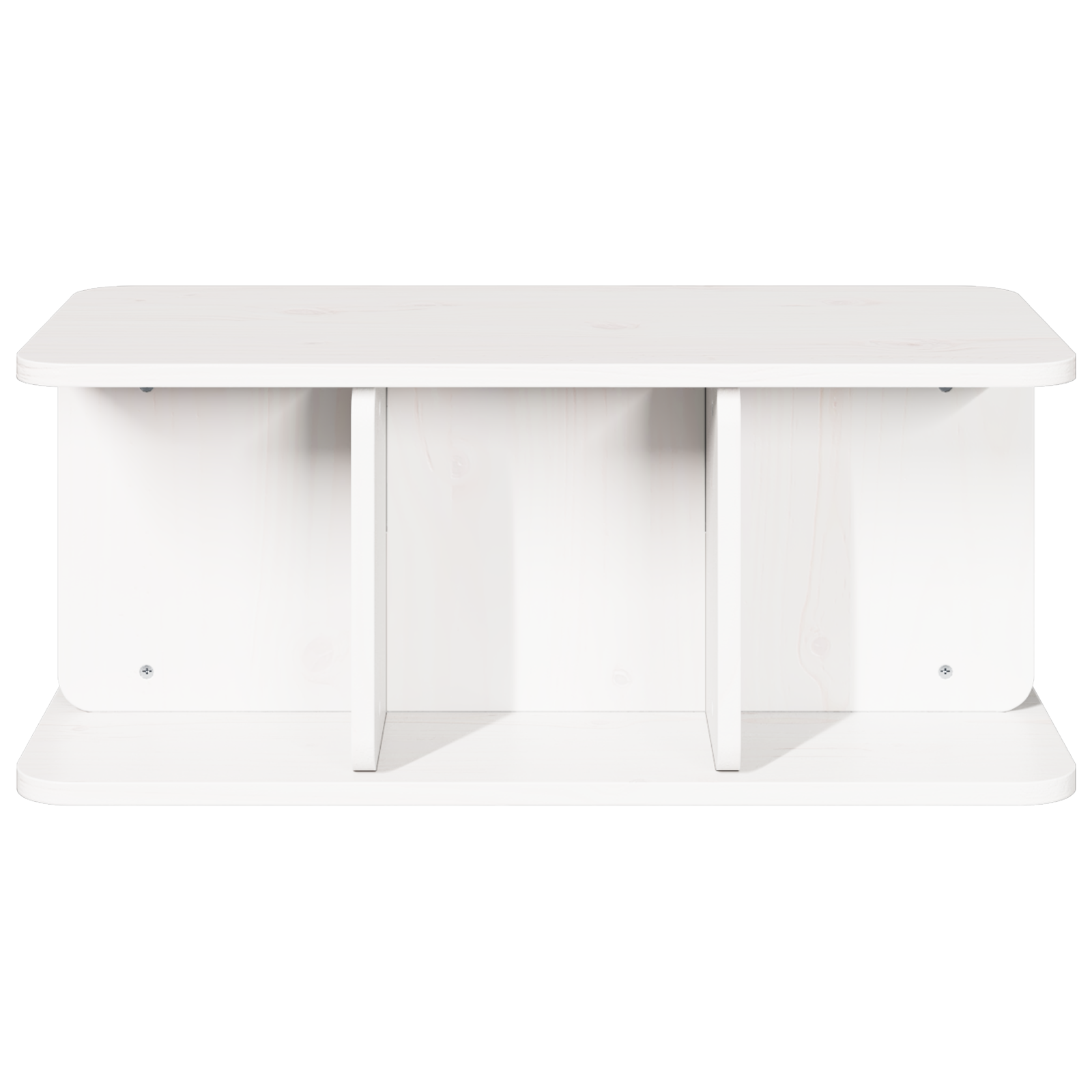 Masă de cafea Alb 80 x 39.5 x 33.5 cm Lemn de brad solid GartenMobel Dekor