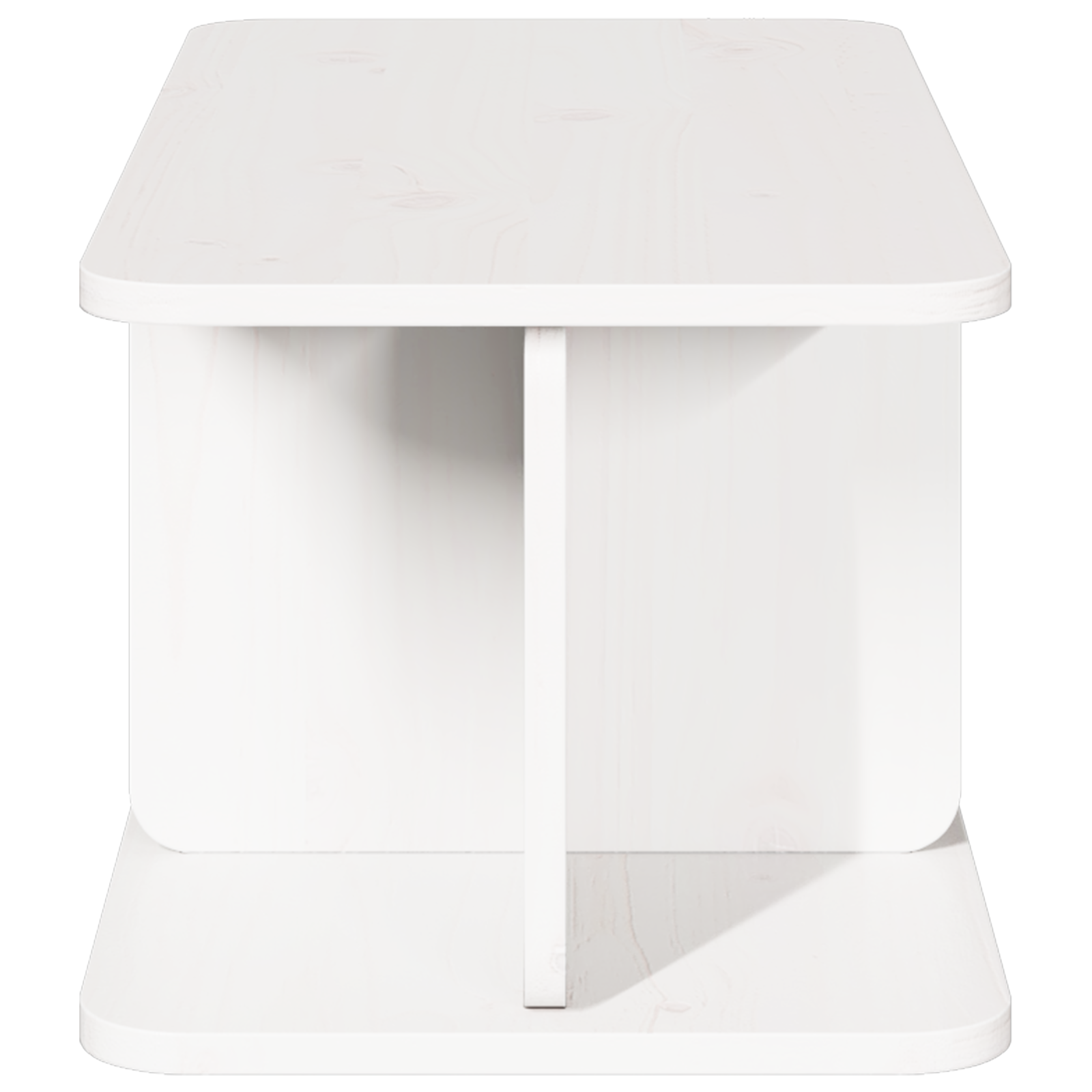 Masă de cafea Alb 80 x 39.5 x 33.5 cm Lemn de brad solid GartenMobel Dekor