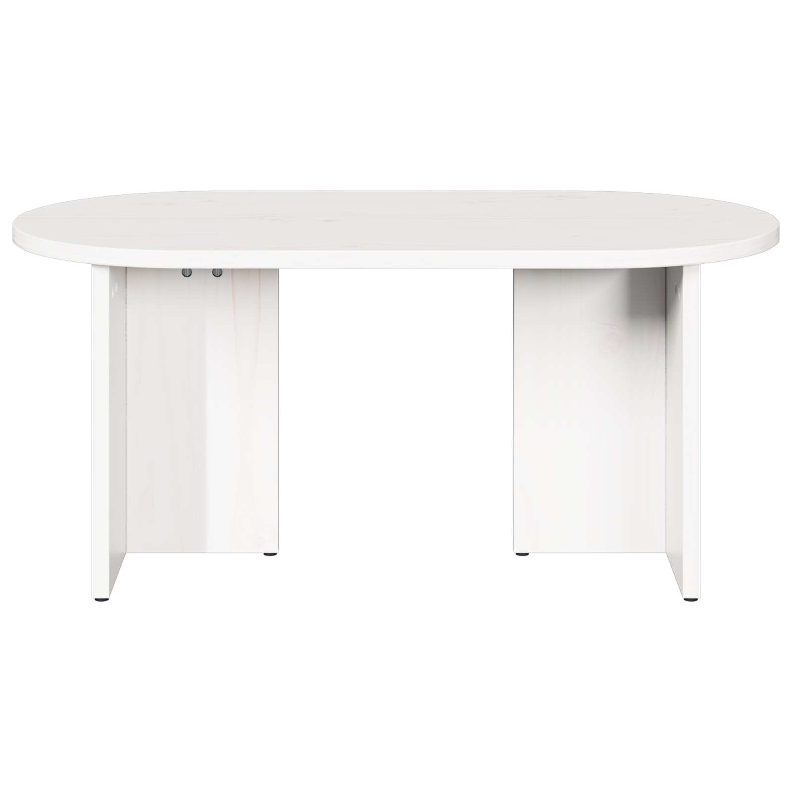 Masă de cafea Alb 80 x 39.5 x 35 cm Lemn de brad solid GartenMobel Dekor