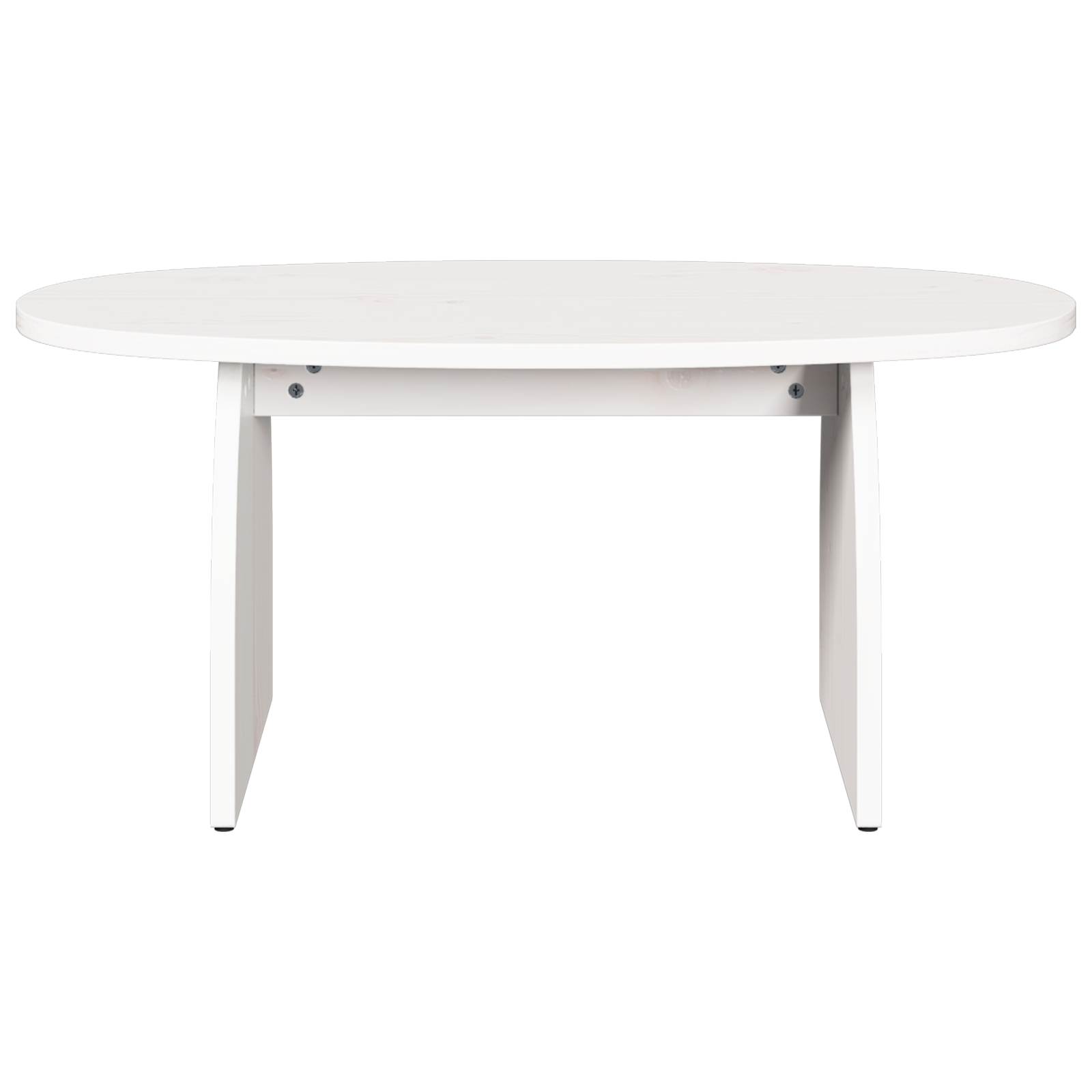 Masă de cafea Alb 80 x 40 x 35 cm Lemn de brad solid GartenMobel Dekor