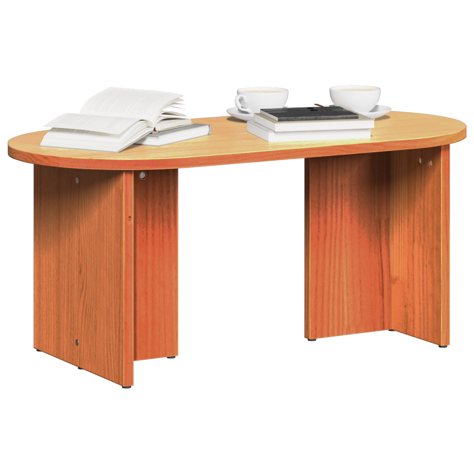 Masă de cafea Maro ceruit 80 x 39.5 x 35 cm Lemn de brad solid GartenMobel Dekor