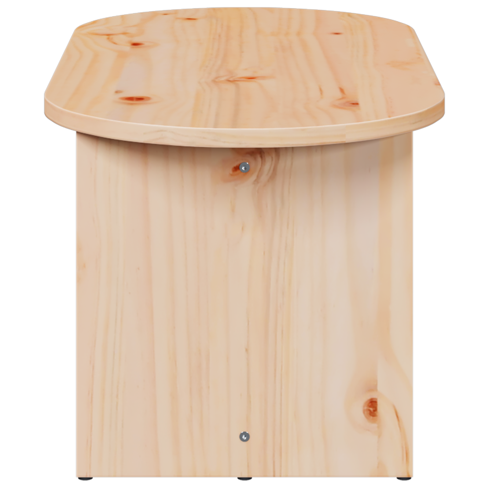 Masă de cafea natural 80 x 39.5 x 35 cm Lemn de brad solid GartenMobel Dekor
