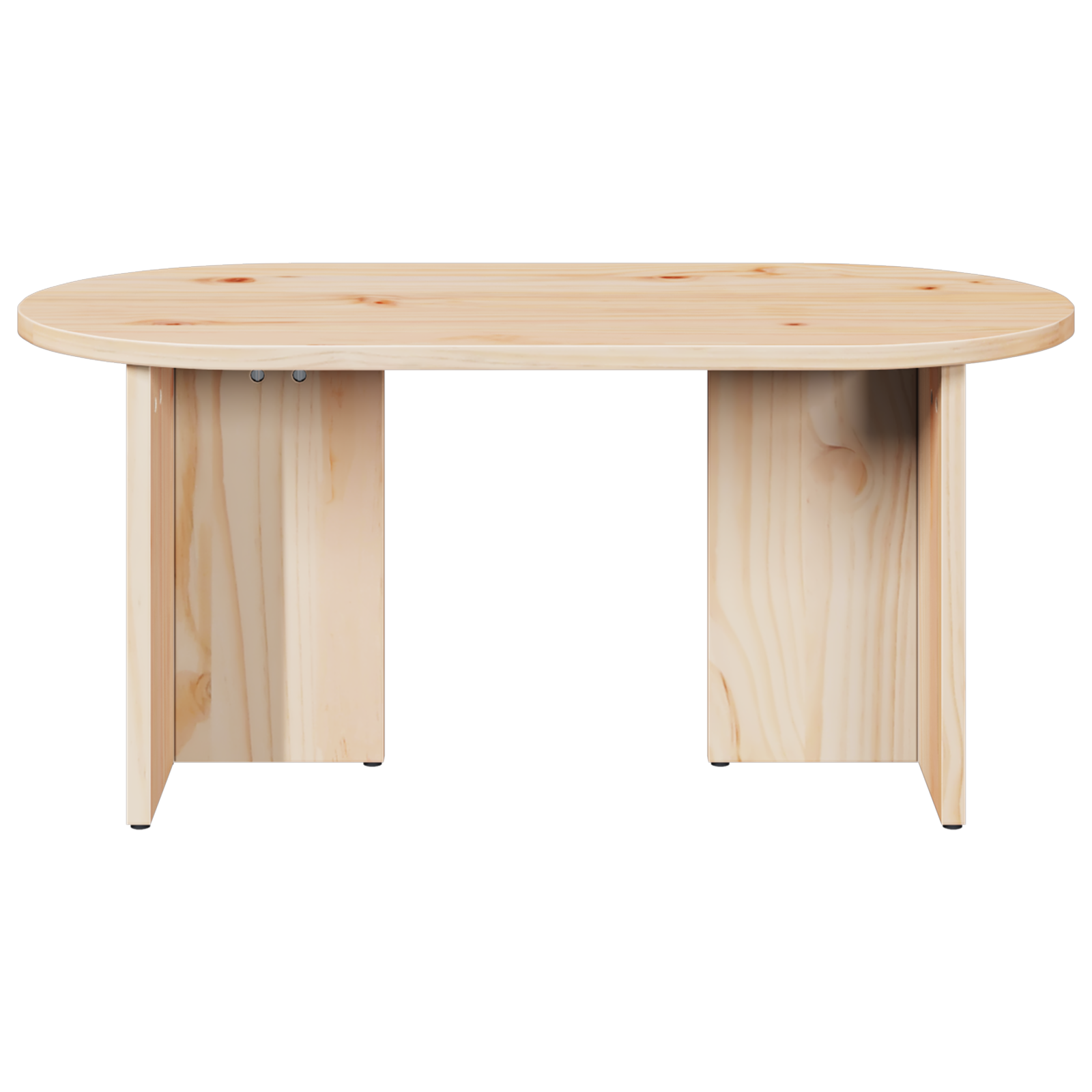 Masă de cafea natural 80 x 39.5 x 35 cm Lemn de brad solid GartenMobel Dekor