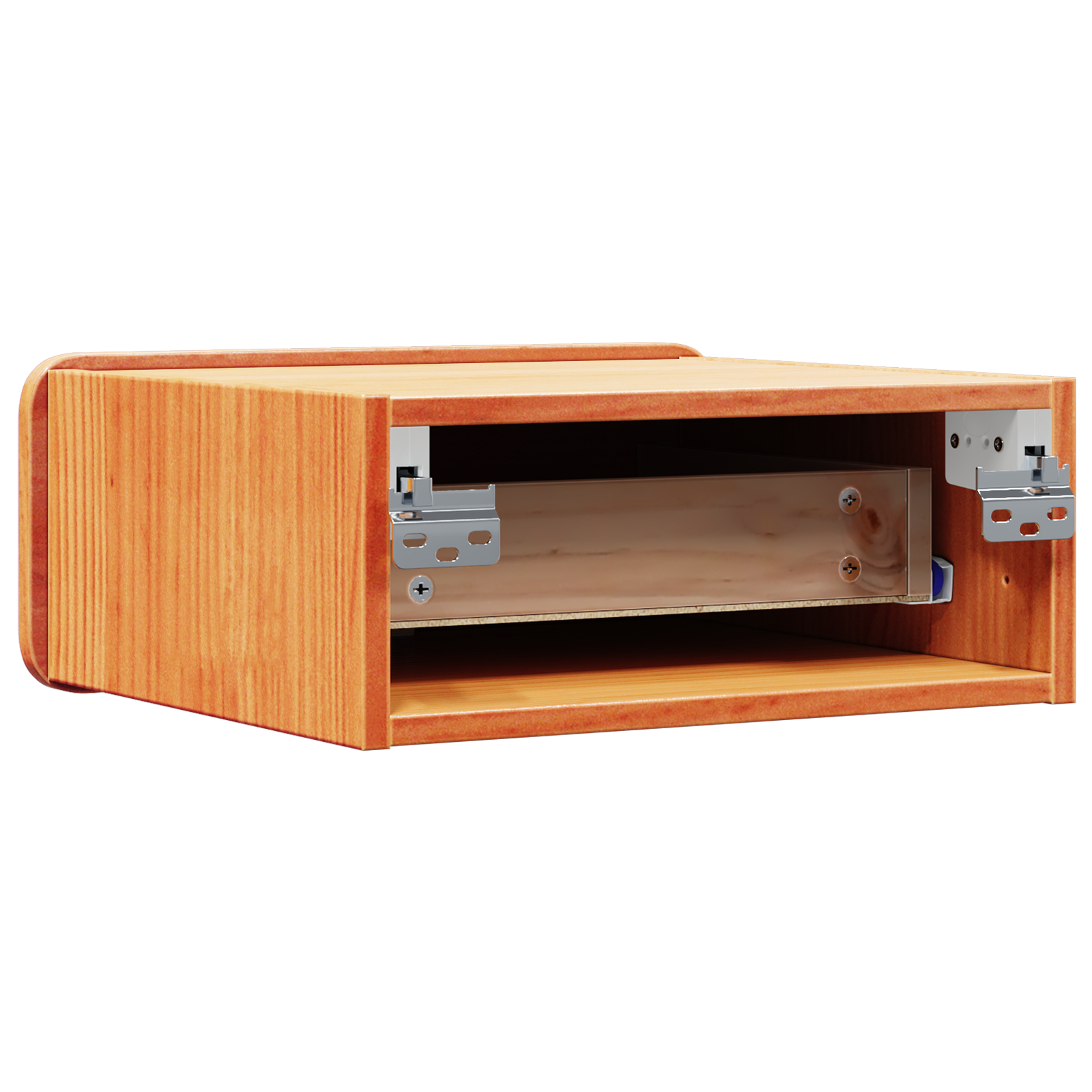 Noptieră Montată pe Perete 2 pcs Maro ceruit 39 x 34 x 16.5 cm GartenMobel Dekor