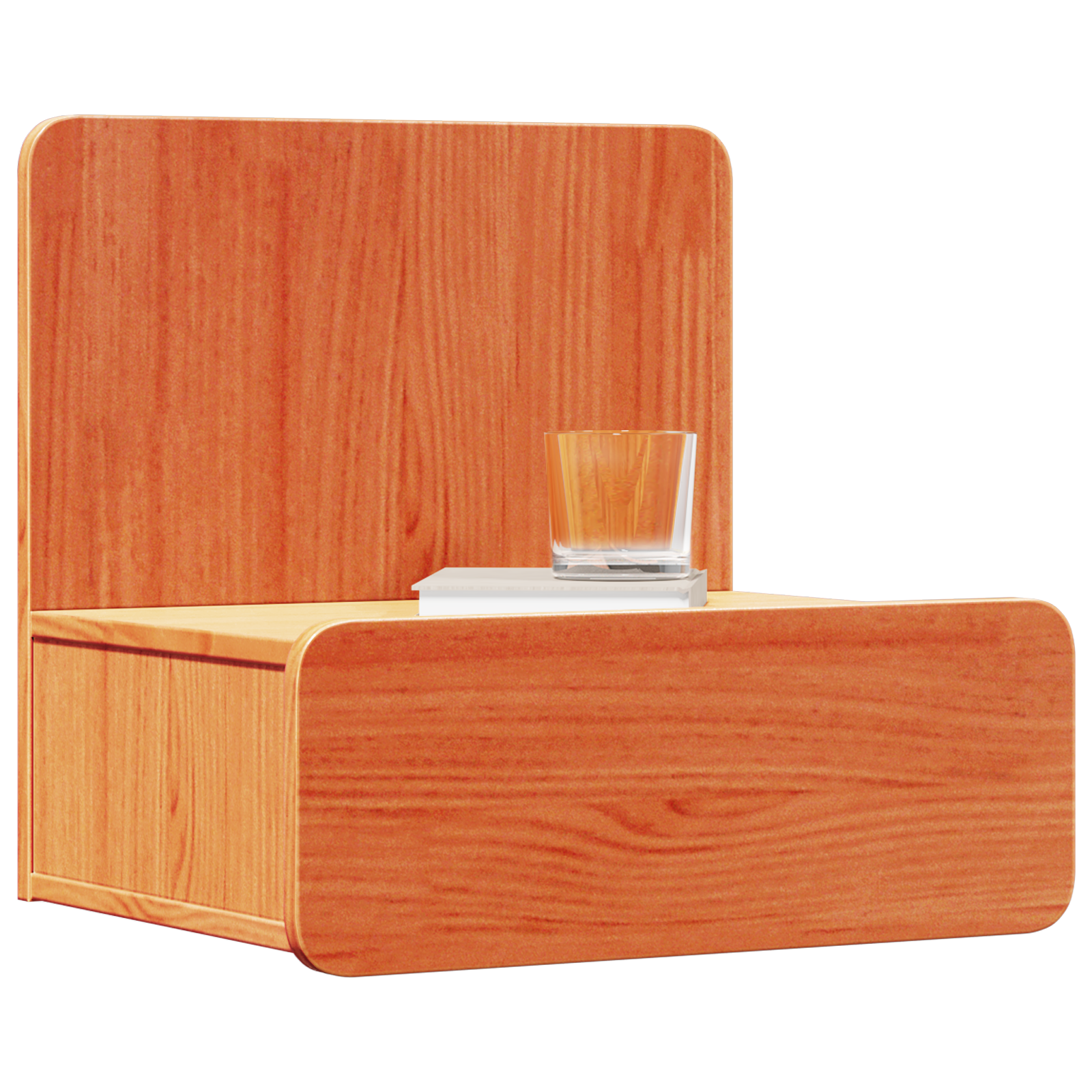 Noptieră Montată pe Perete 2 pcs Maro ceruit 44 x 32.5 x 40 cm GartenMobel Dekor