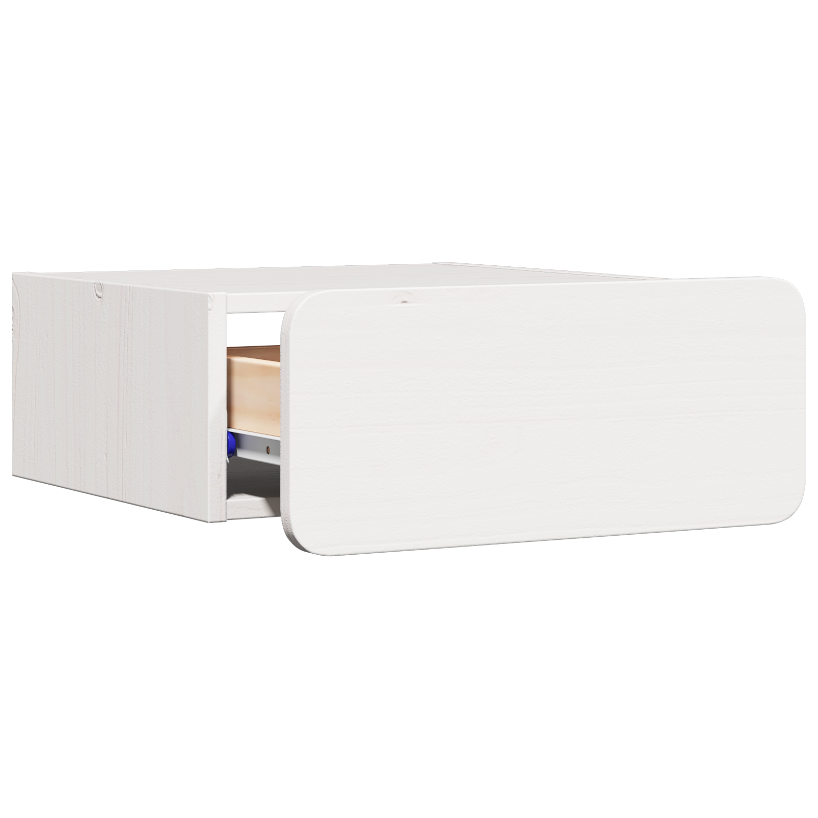 Noptieră Montată pe Perete cu sertar Pe perete Alb 39 x 34 x 16.5 cm GartenMobel Dekor