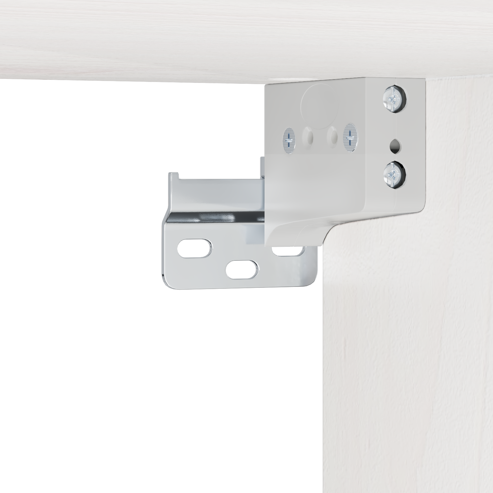 Noptieră Montată pe Perete cu sertar Pe perete Alb 50 x 32.5 x 24 cm GartenMobel Dekor