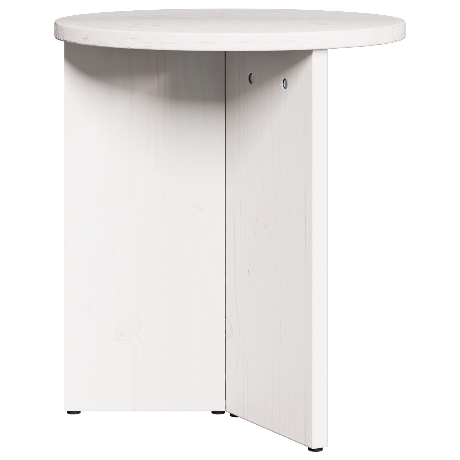 Set de măsuțe de cafea 2 pcs Alb 49 x 49 x 28 cm GartenMobel Dekor