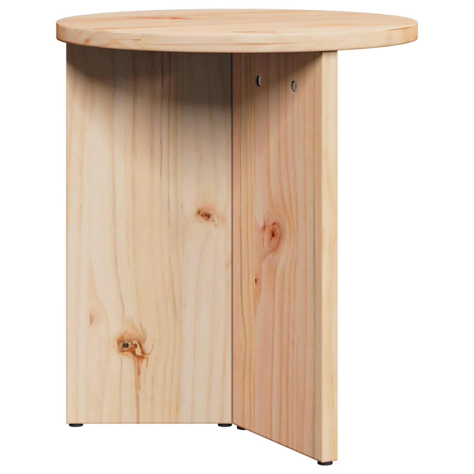 Set de măsuțe de cafea 2 pcs natural 49 x 49 x 28 cm GartenMobel Dekor