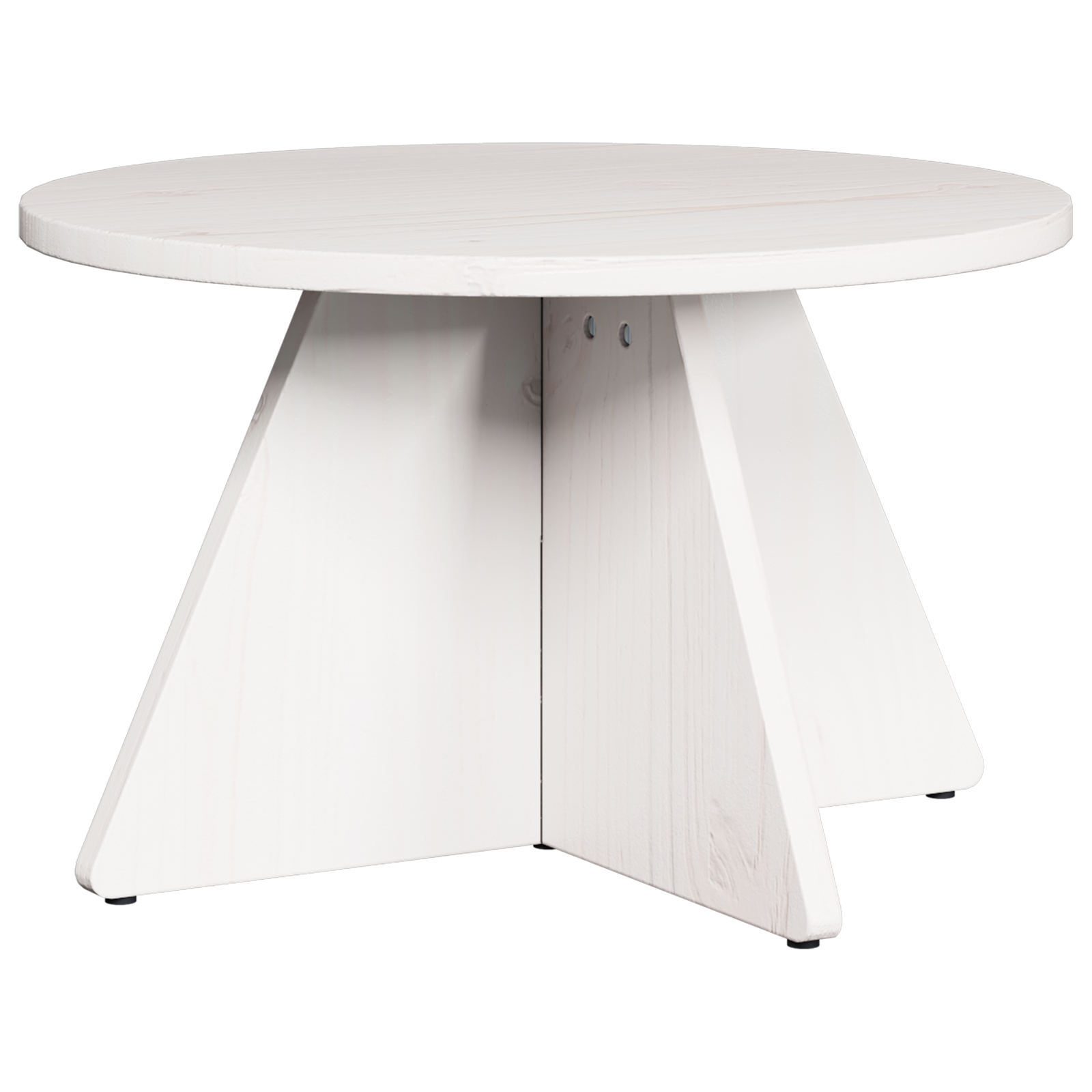 Set de măsuțe de cafea 3 pcs Alb 49 x 49 x 30 cm GartenMobel Dekor