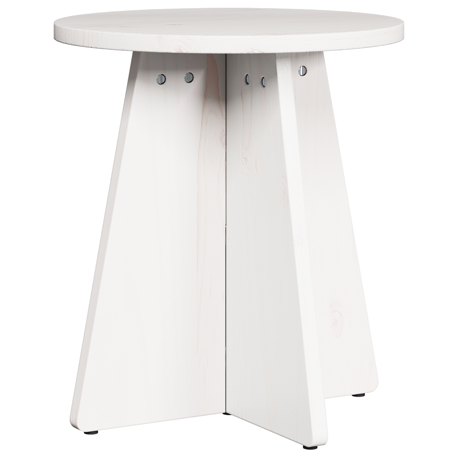 Set de măsuțe de cafea 3 pcs Alb 49 x 49 x 30 cm GartenMobel Dekor