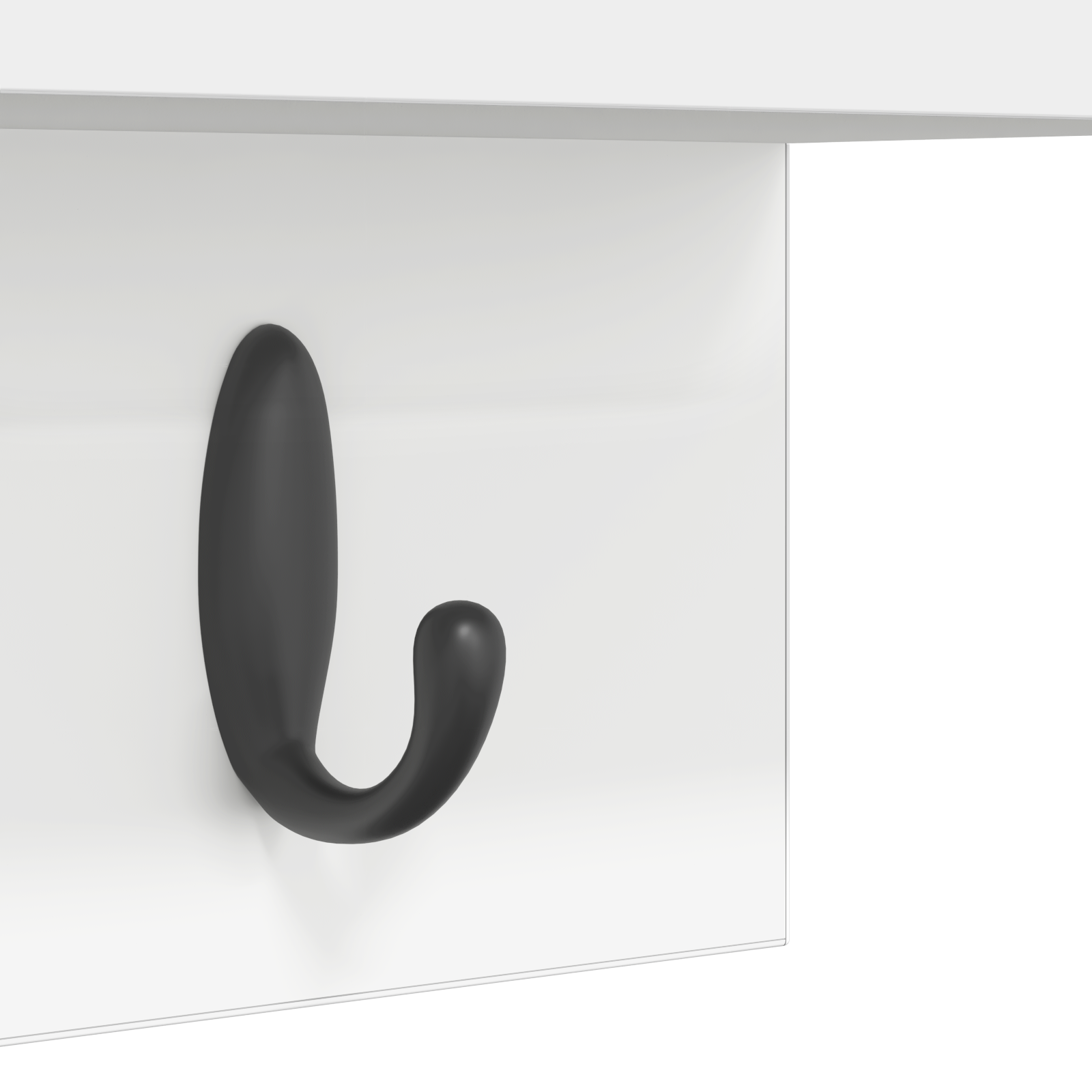 Răcător de paltoane montat pe perete Alb 40 x 10.5 x 18 cm GartenMobel Dekor