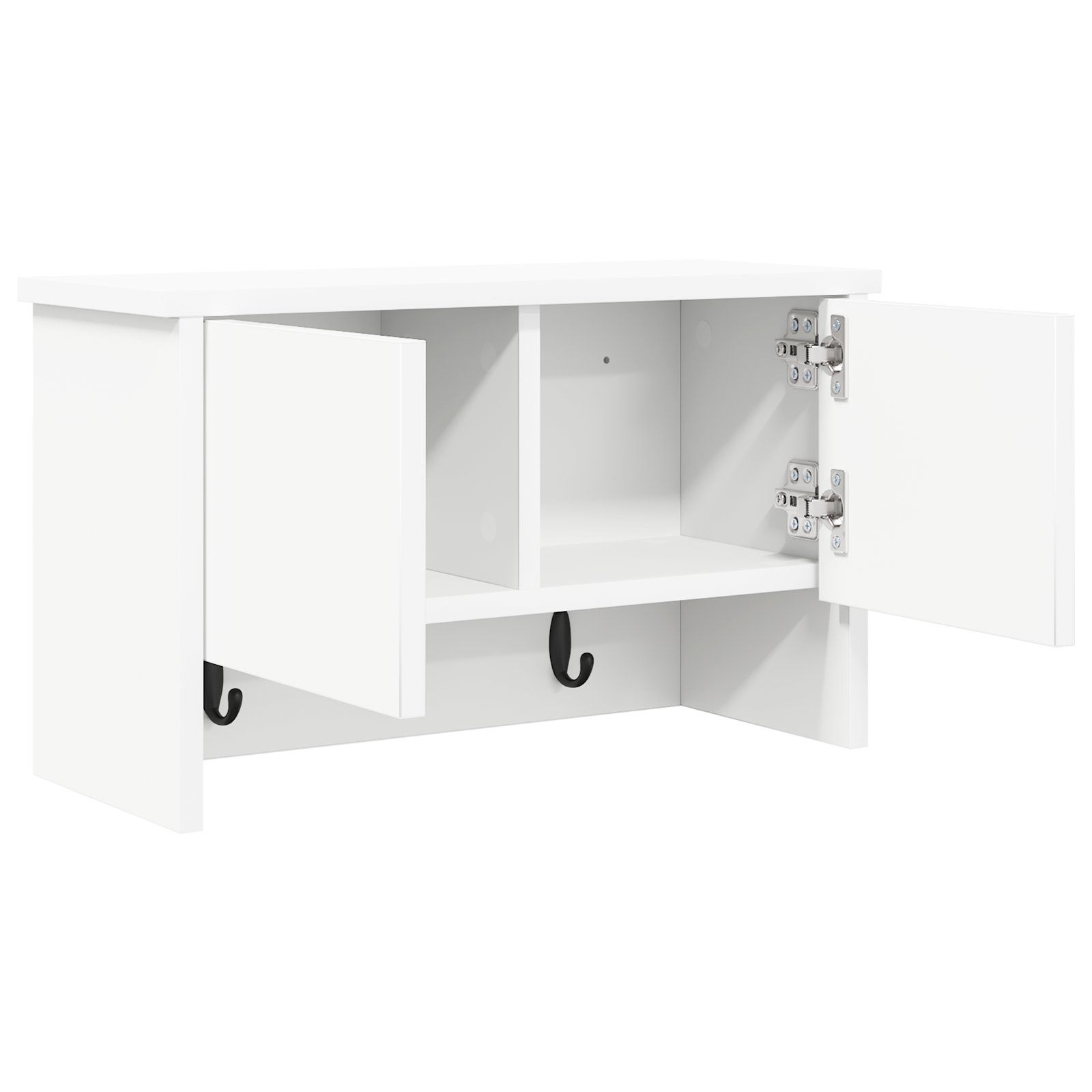 Răcător de paltoane montat pe perete Alb 50 x 20 x 30 cm GartenMobel Dekor