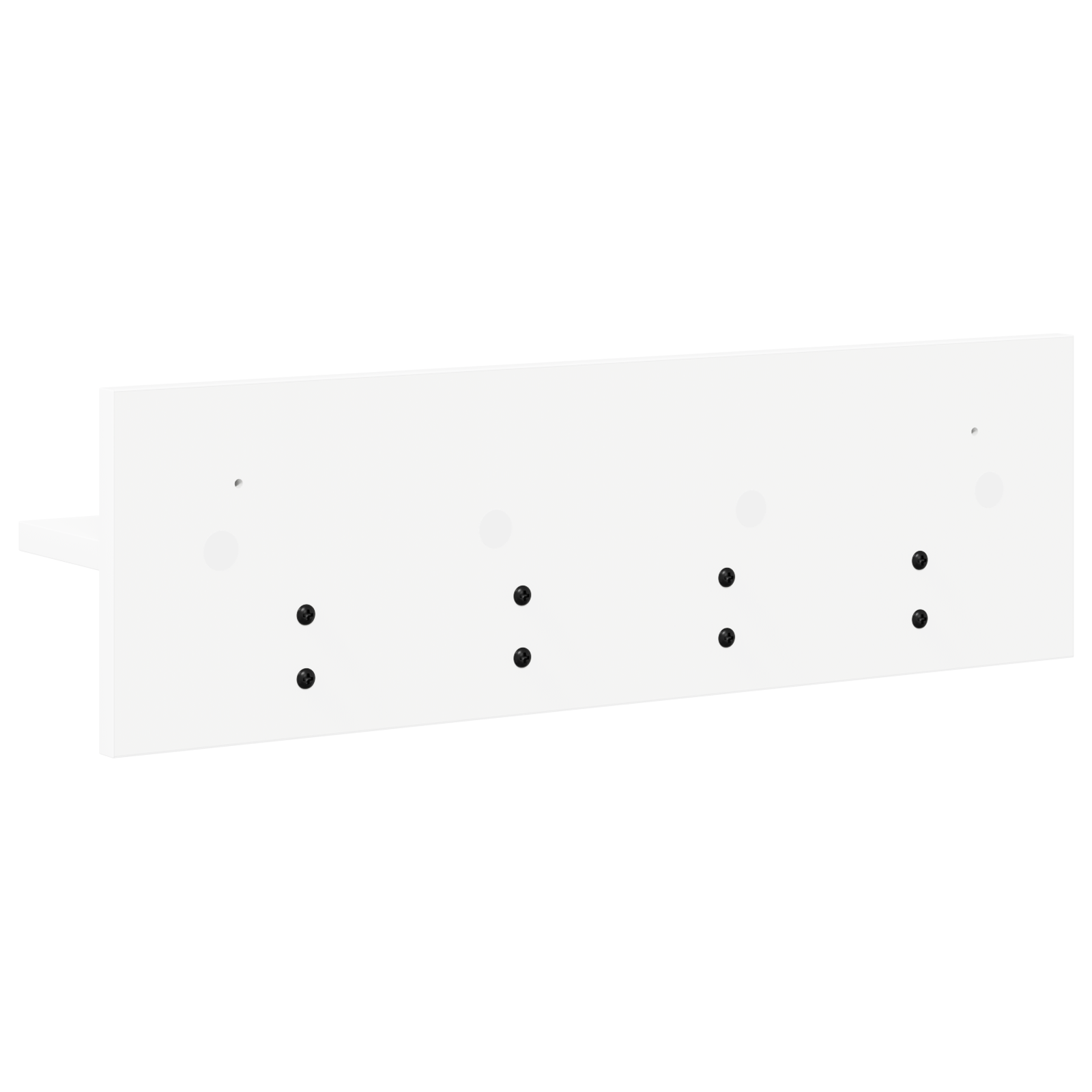 Răcător de paltoane montat pe perete Alb 60 x 10.5 x 18 cm GartenMobel Dekor