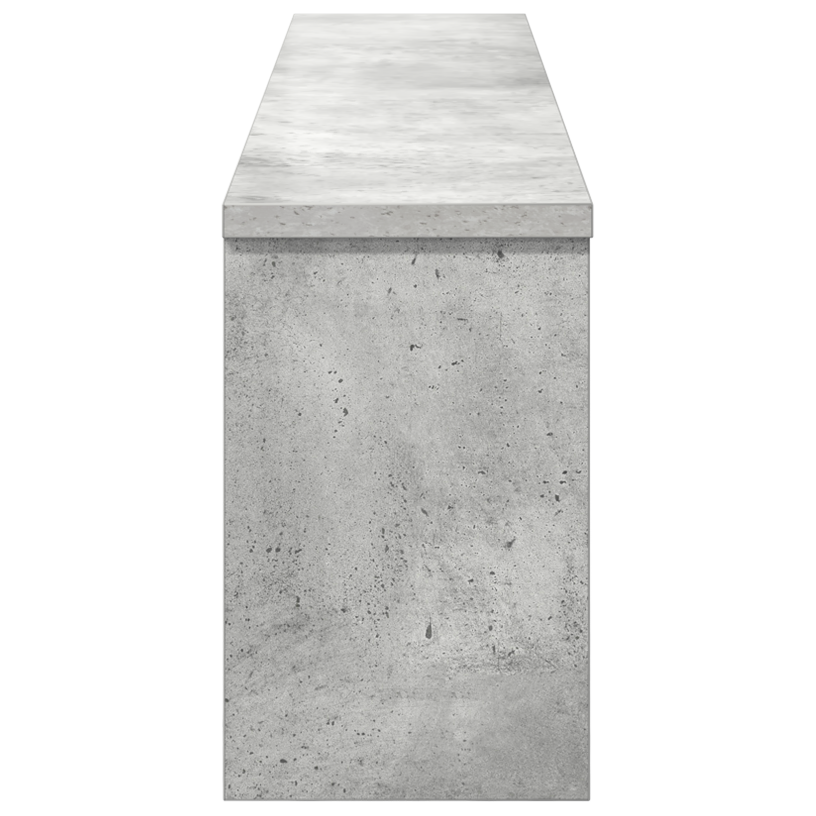 Răcător de paltoane montat pe perete Gri beton 100 x 16 x 26 cm GartenMobel Dekor