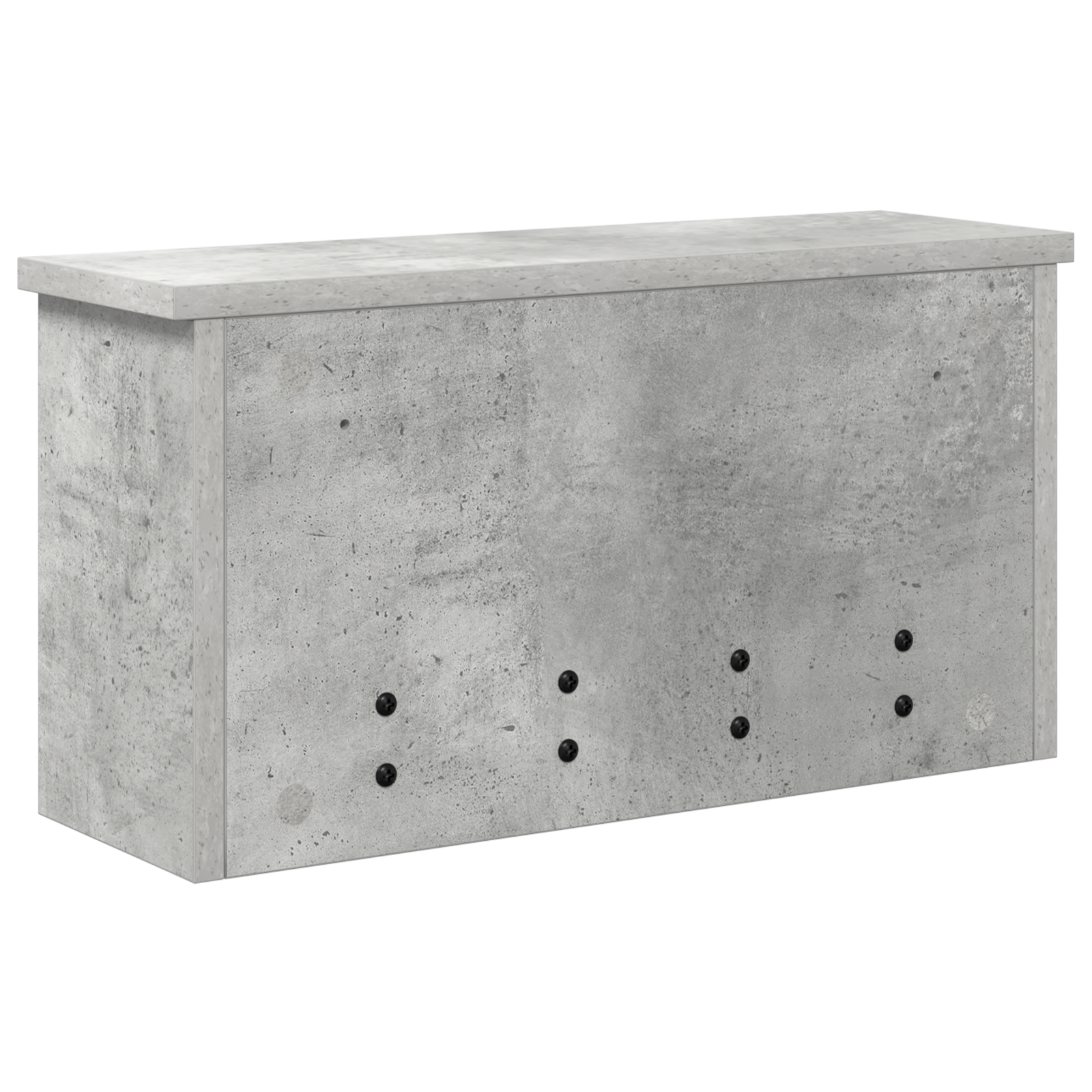 Răcător de paltoane montat pe perete Gri beton 50 x 16 x 26 cm GartenMobel Dekor
