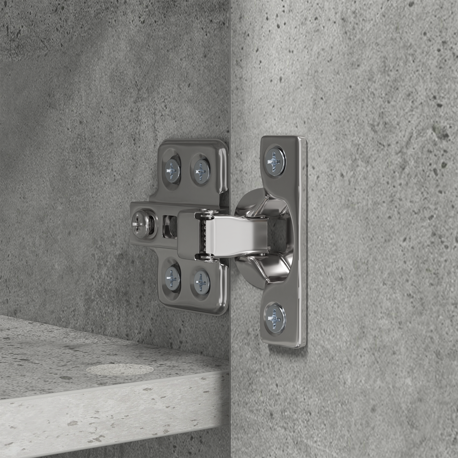 Răcător de paltoane montat pe perete Gri beton 50 x 20 x 30 cm GartenMobel Dekor