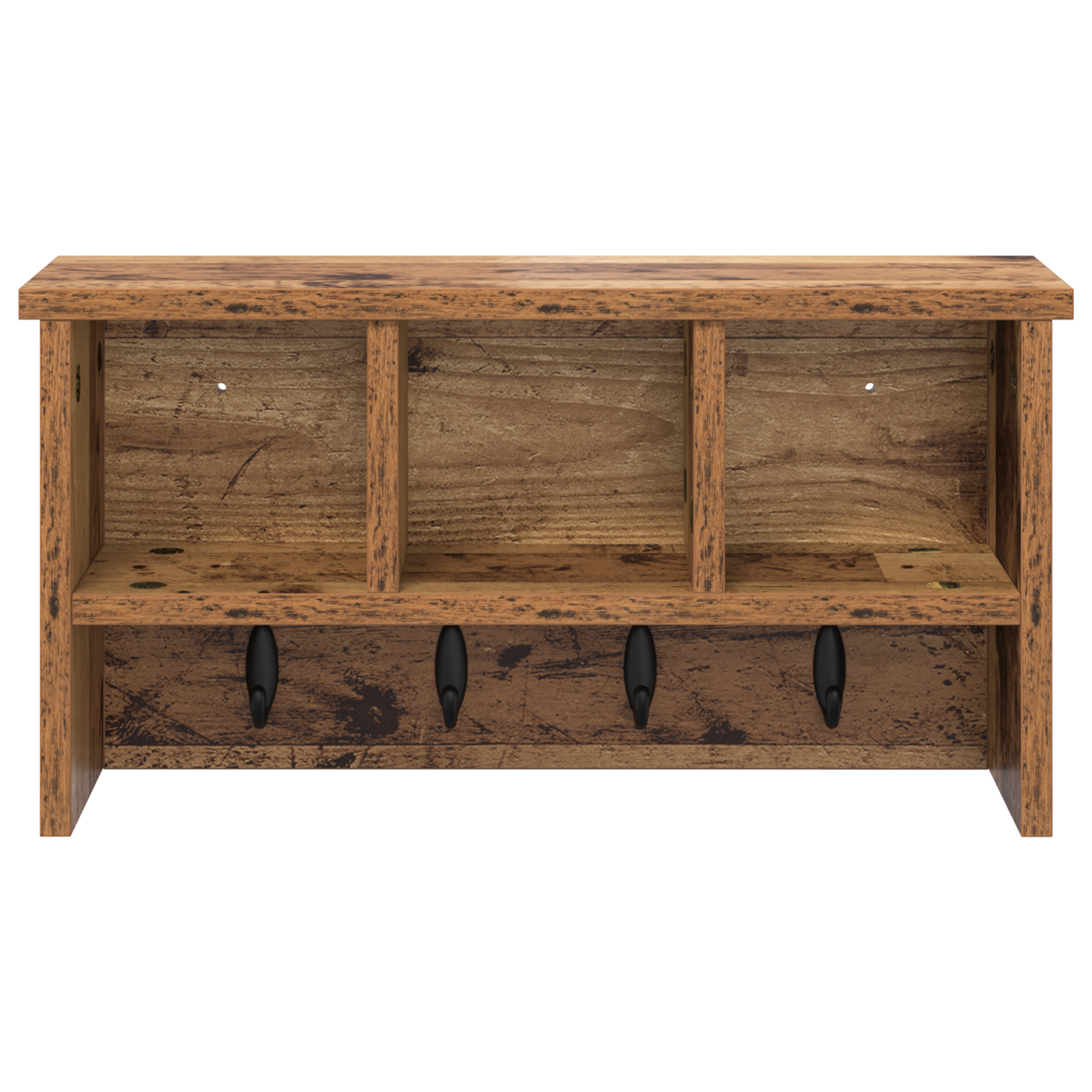 Răcător de paltoane montat pe perete Lemn vechi 50 x 16 x 26 cm GartenMobel Dekor