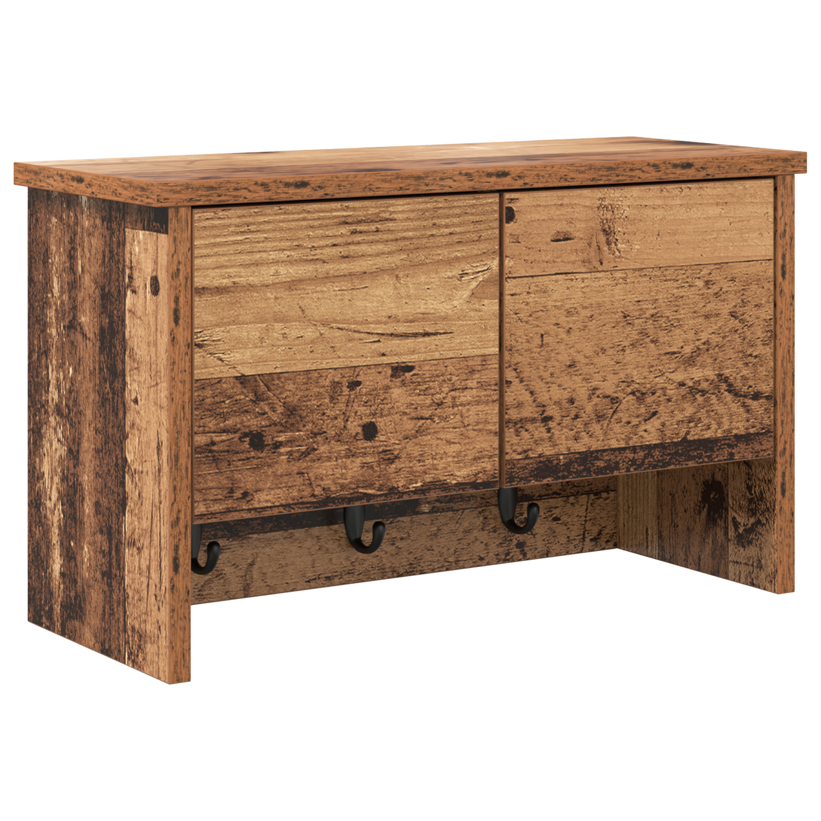 Răcător de paltoane montat pe perete Lemn vechi 50 x 20 x 30 cm GartenMobel Dekor