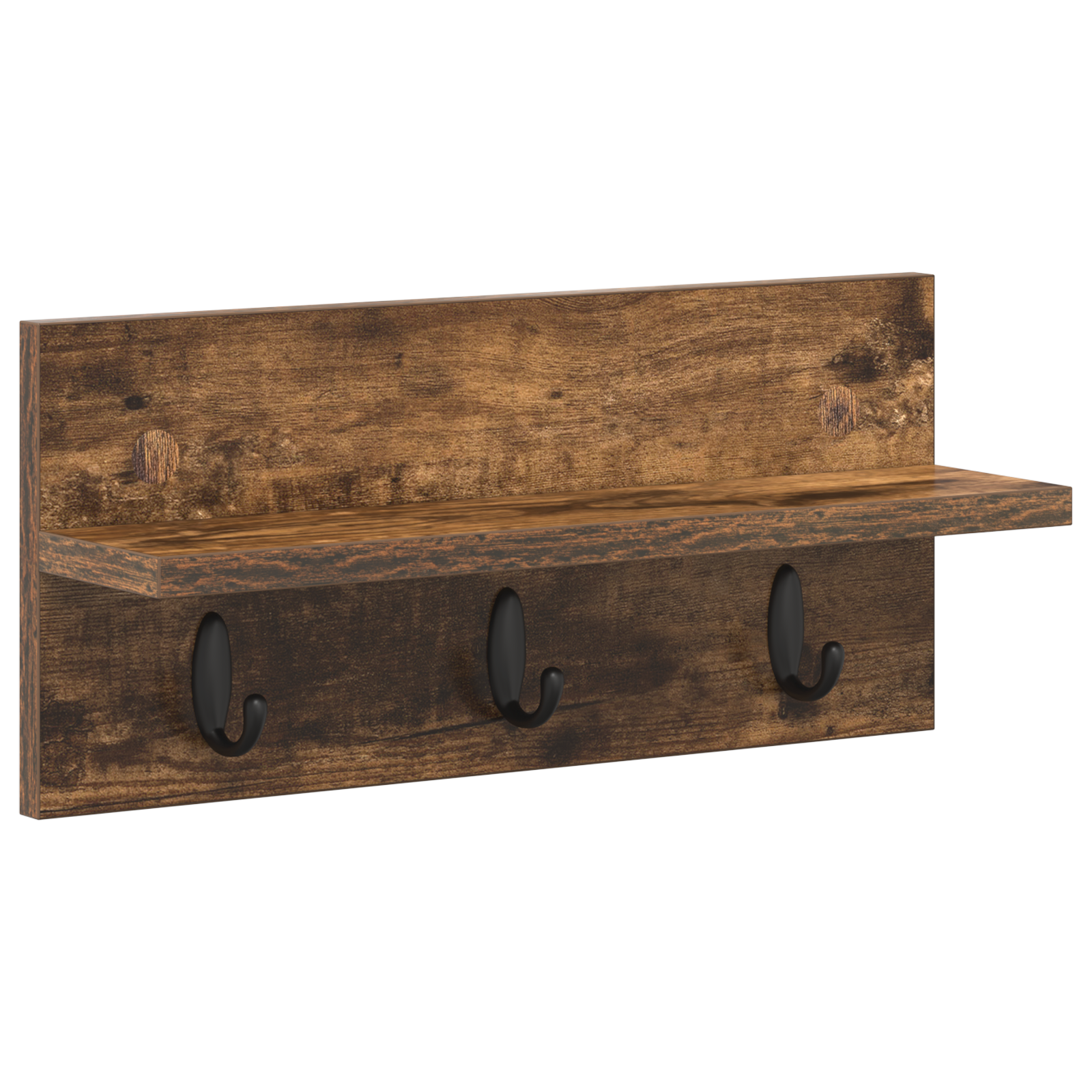 Răcător de paltoane montat pe perete cu raft Pe perete Stejar afumat GartenMobel Dekor