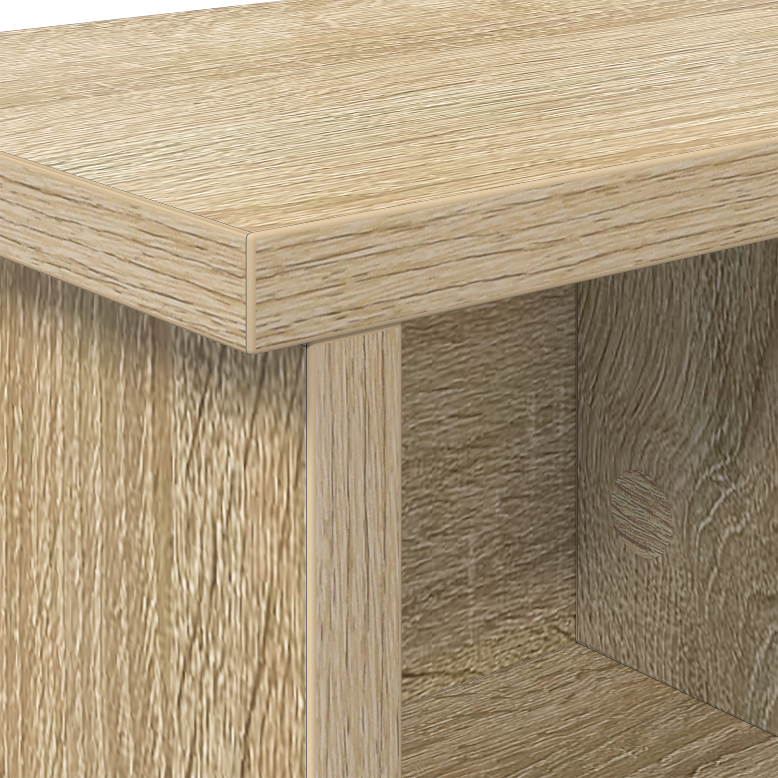 Răcător de paltoane montat pe perete cu raft Pe perete Stejar sonoma GartenMobel Dekor