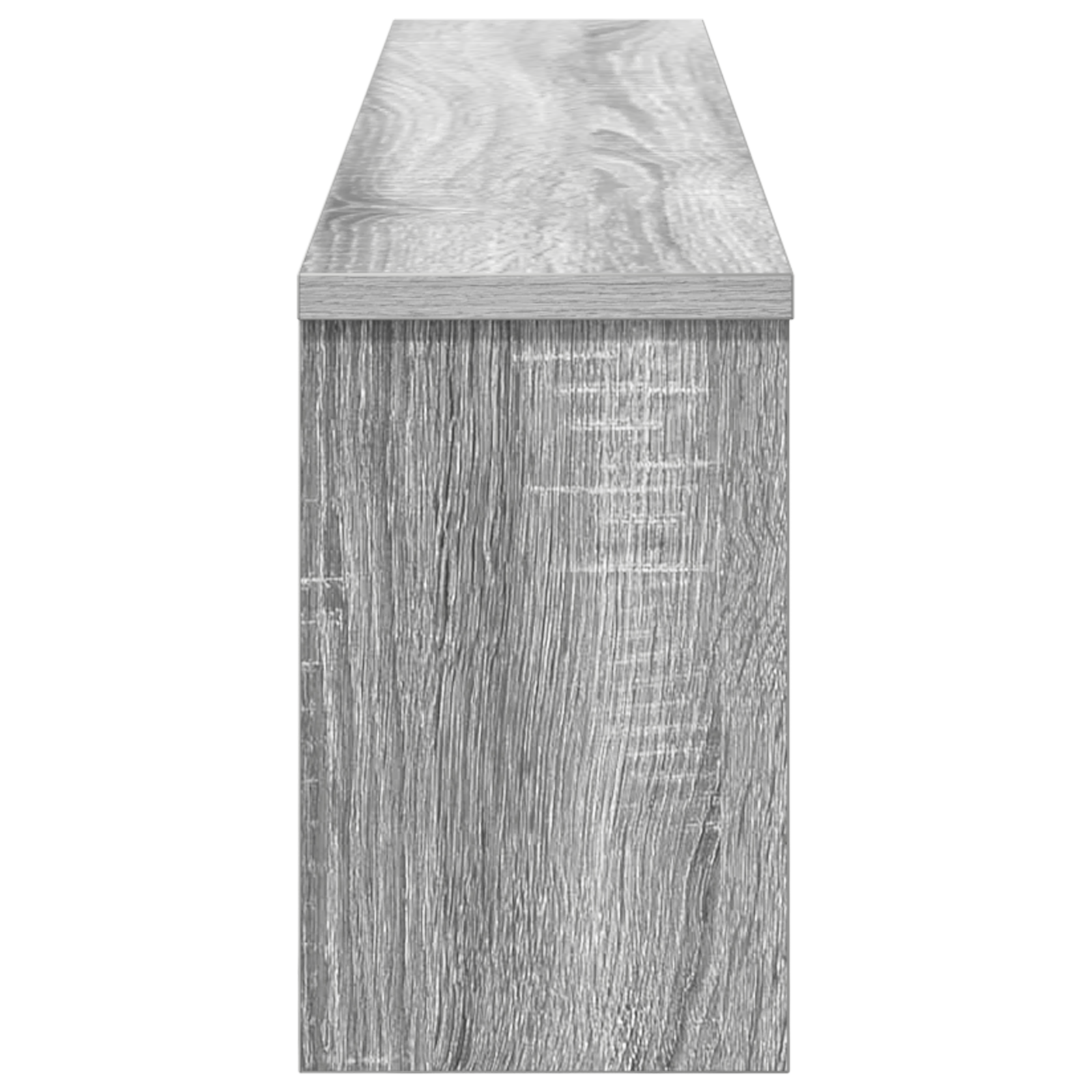 Răcător de paltoane montat pe perete cu raft Pe perete cu depozitare sonoma gri GartenMobel Dekor