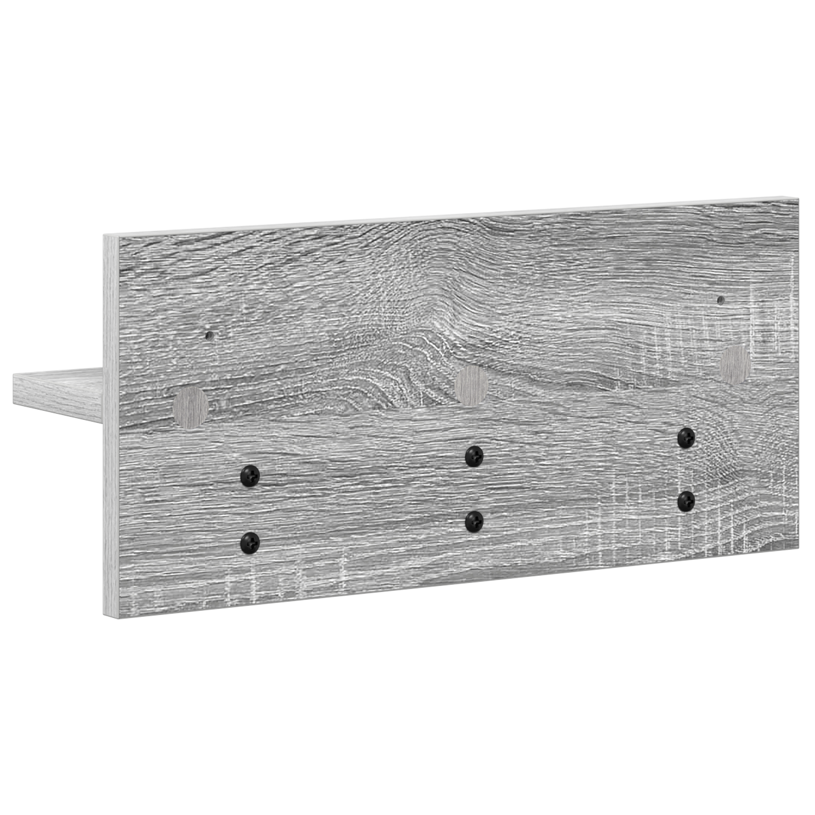 Răcător de paltoane montat pe perete cu raft Pe perete sonoma gri GartenMobel Dekor