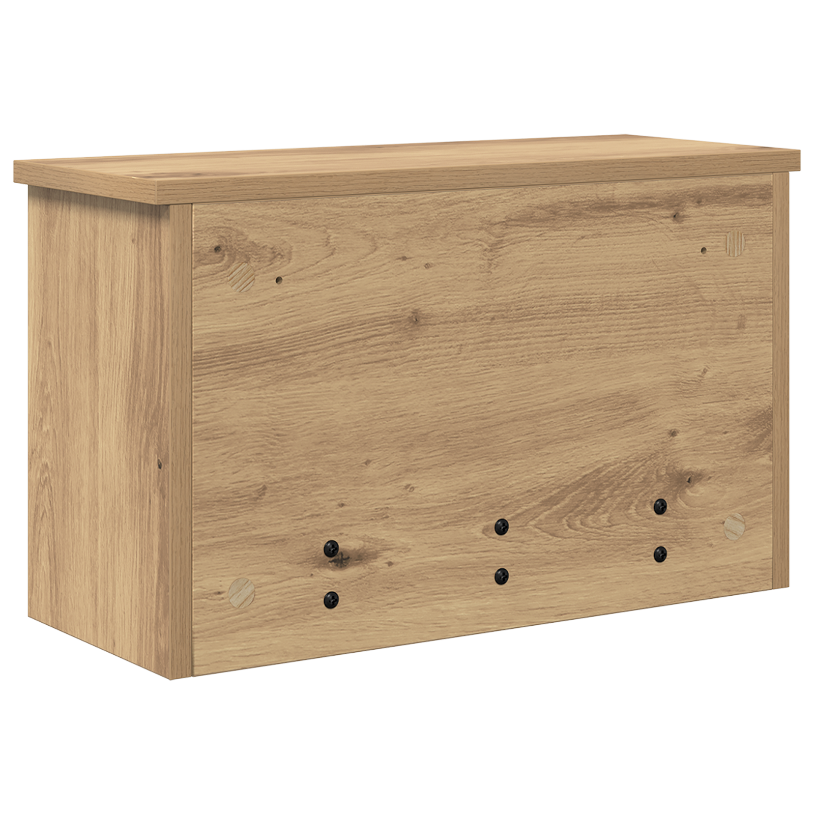 Răcător de paltoane montat pe perete cu raft Pe perete stejar artizanal GartenMobel Dekor