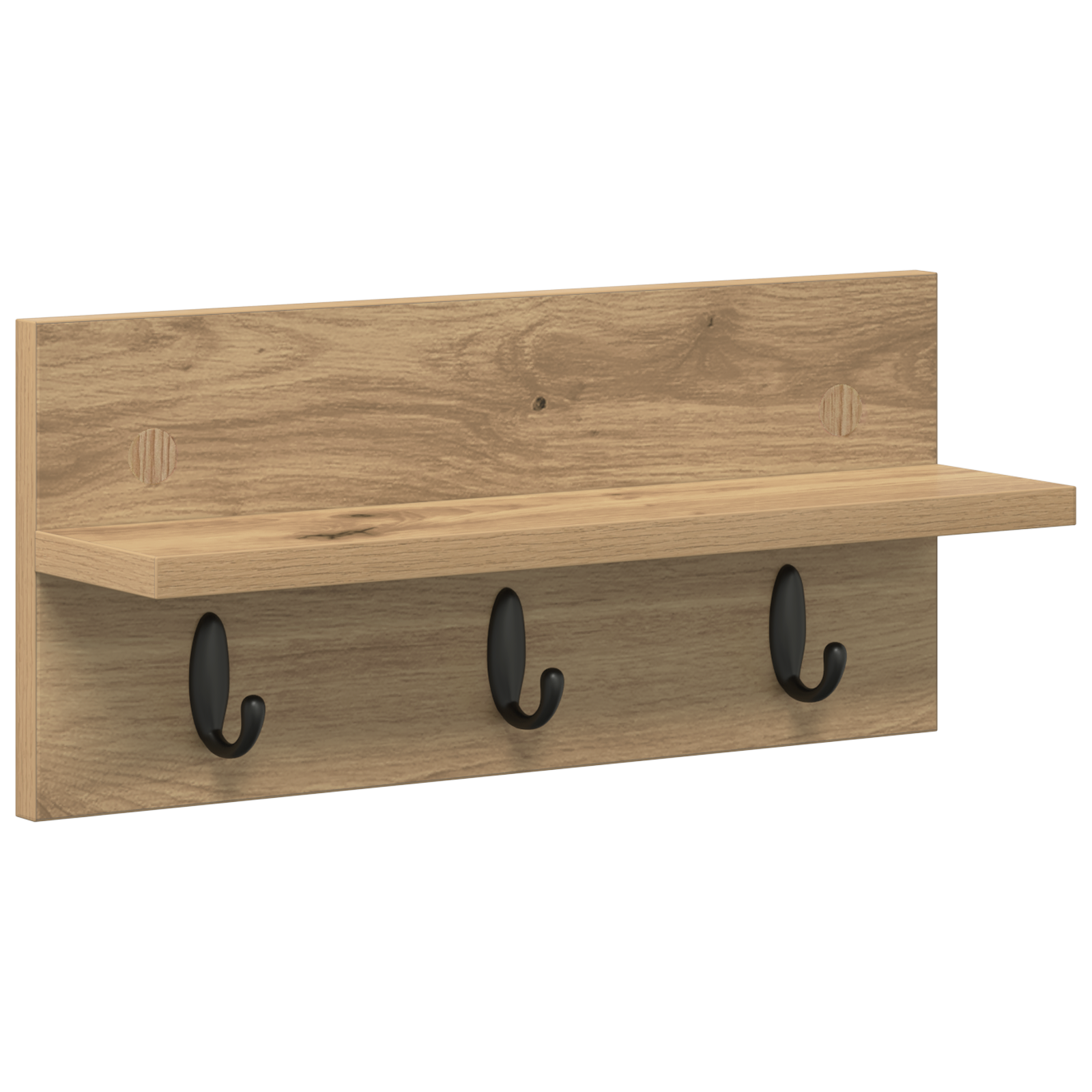 Răcător de paltoane montat pe perete cu raft Pe perete stejar artizanal GartenMobel Dekor