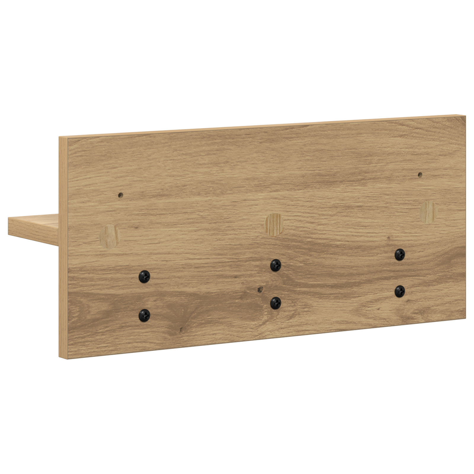 Răcător de paltoane montat pe perete cu raft Pe perete stejar artizanal GartenMobel Dekor