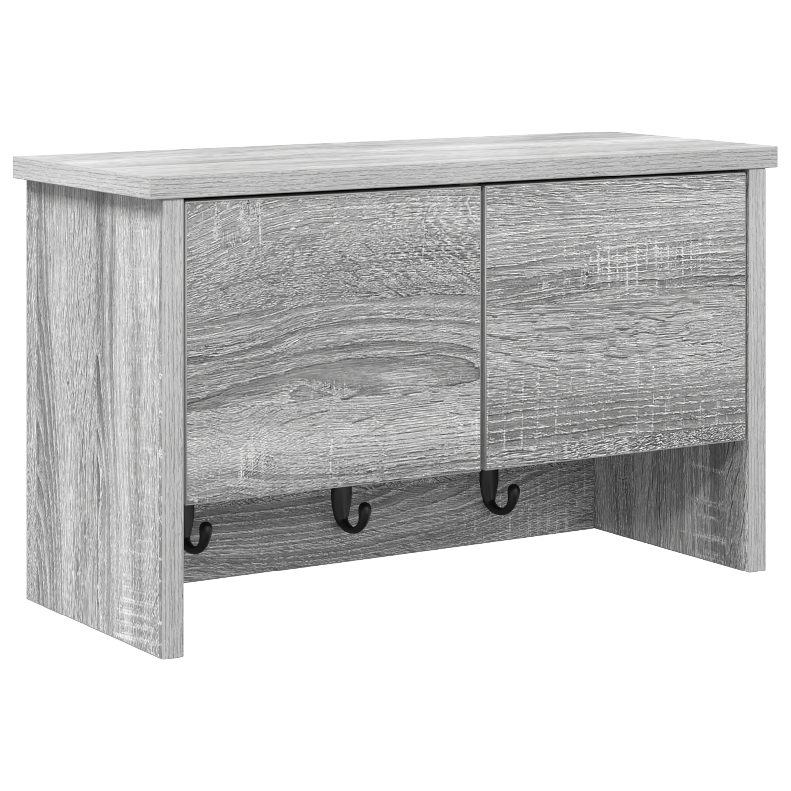 Răcător de paltoane montat pe perete sonoma gri 50 x 20 x 30 cm GartenMobel Dekor