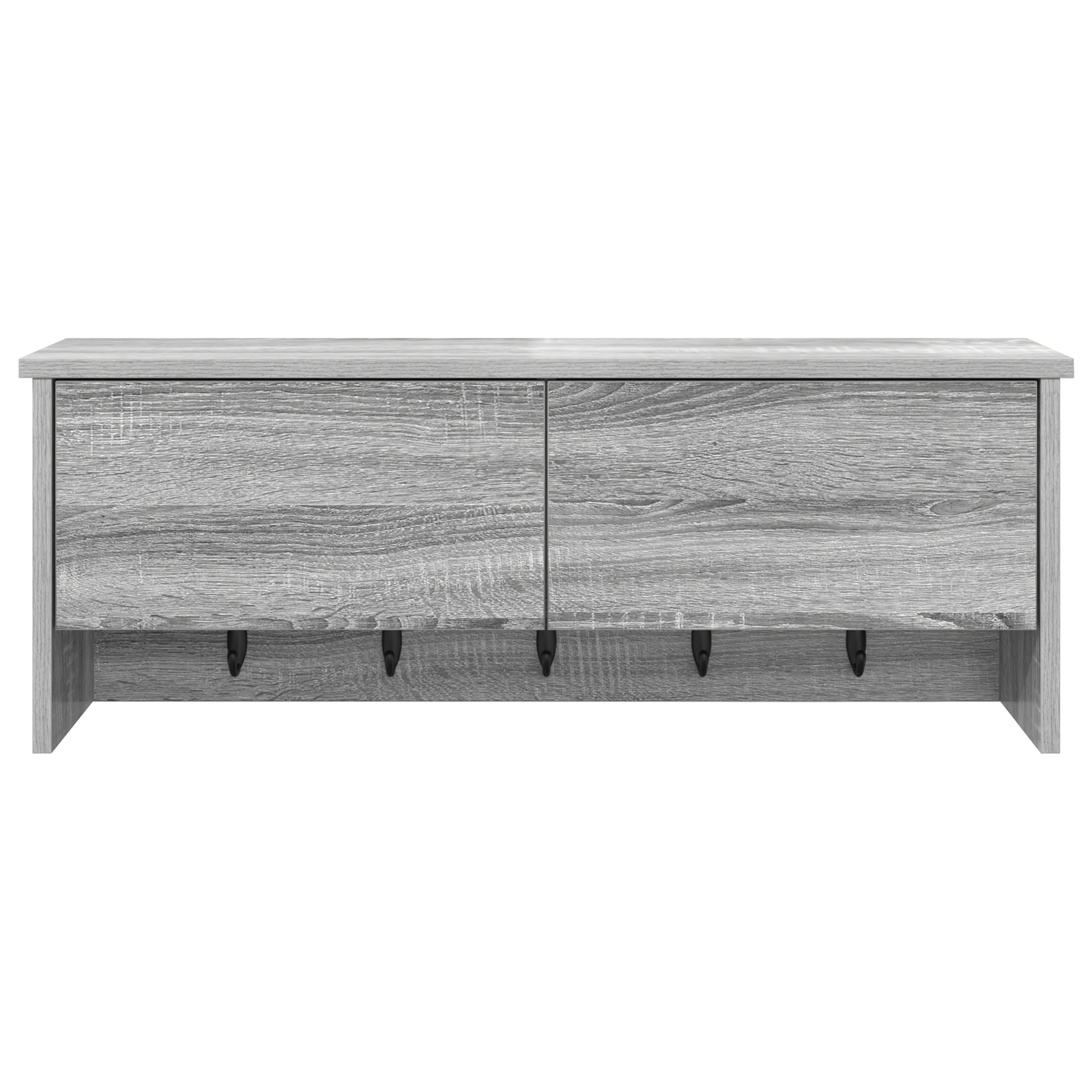 Răcător de paltoane montat pe perete sonoma gri 80 x 20 x 30 cm GartenMobel Dekor