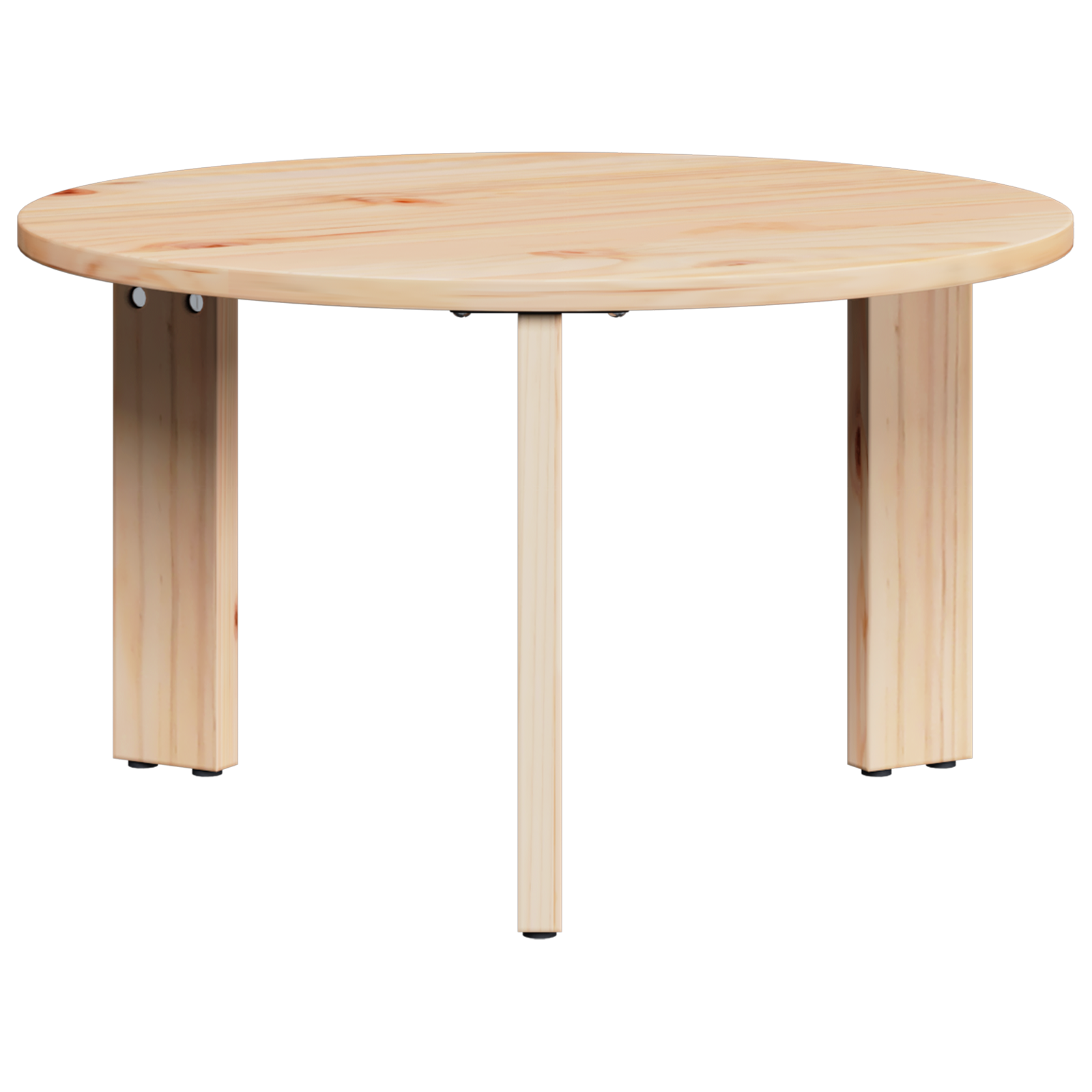 Set de măsuțe de cafea 2 pcs natural 47.5 x 47.5 x 27 cm GartenMobel Dekor