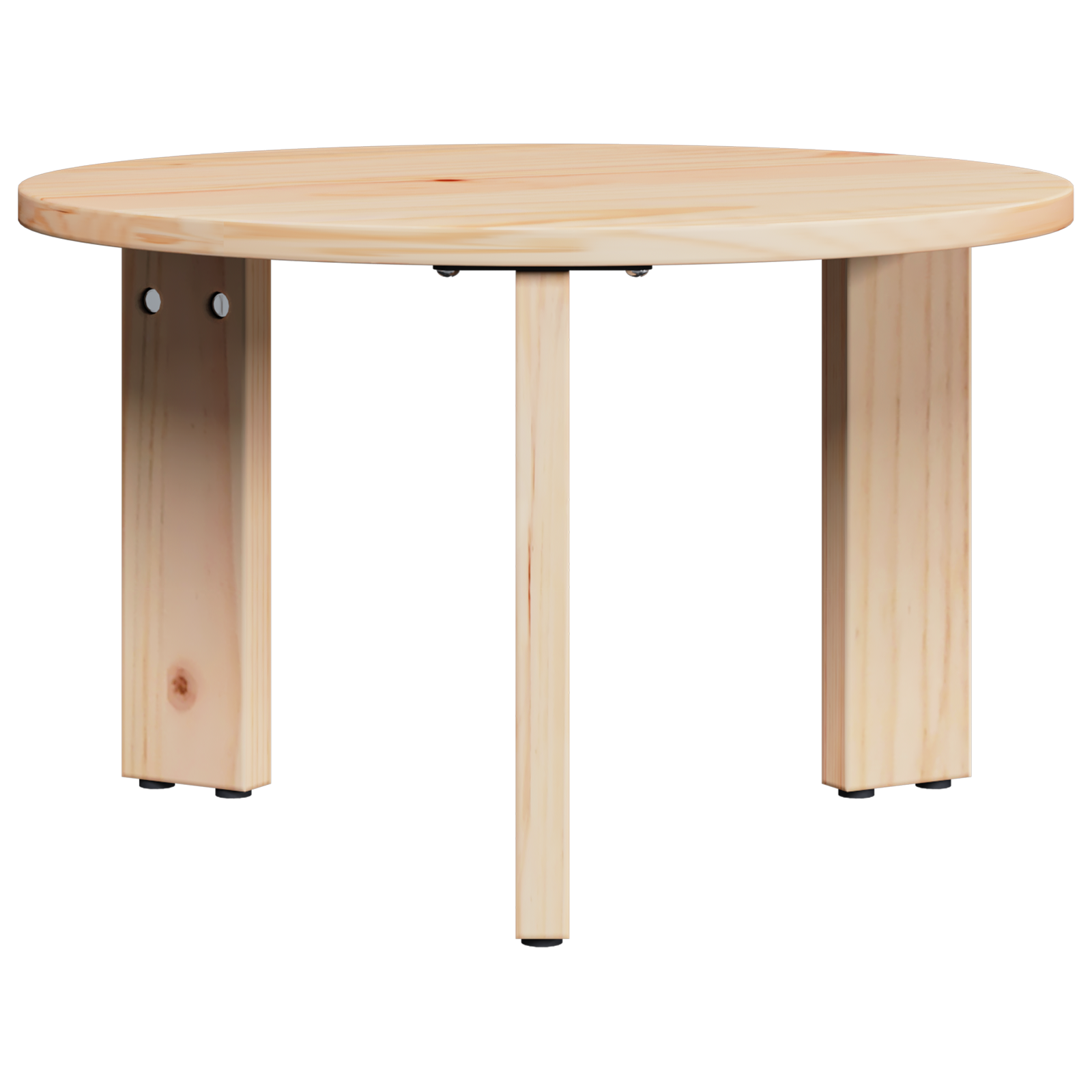 Set de măsuțe de cafea 2 pcs natural 47.5 x 47.5 x 27 cm GartenMobel Dekor