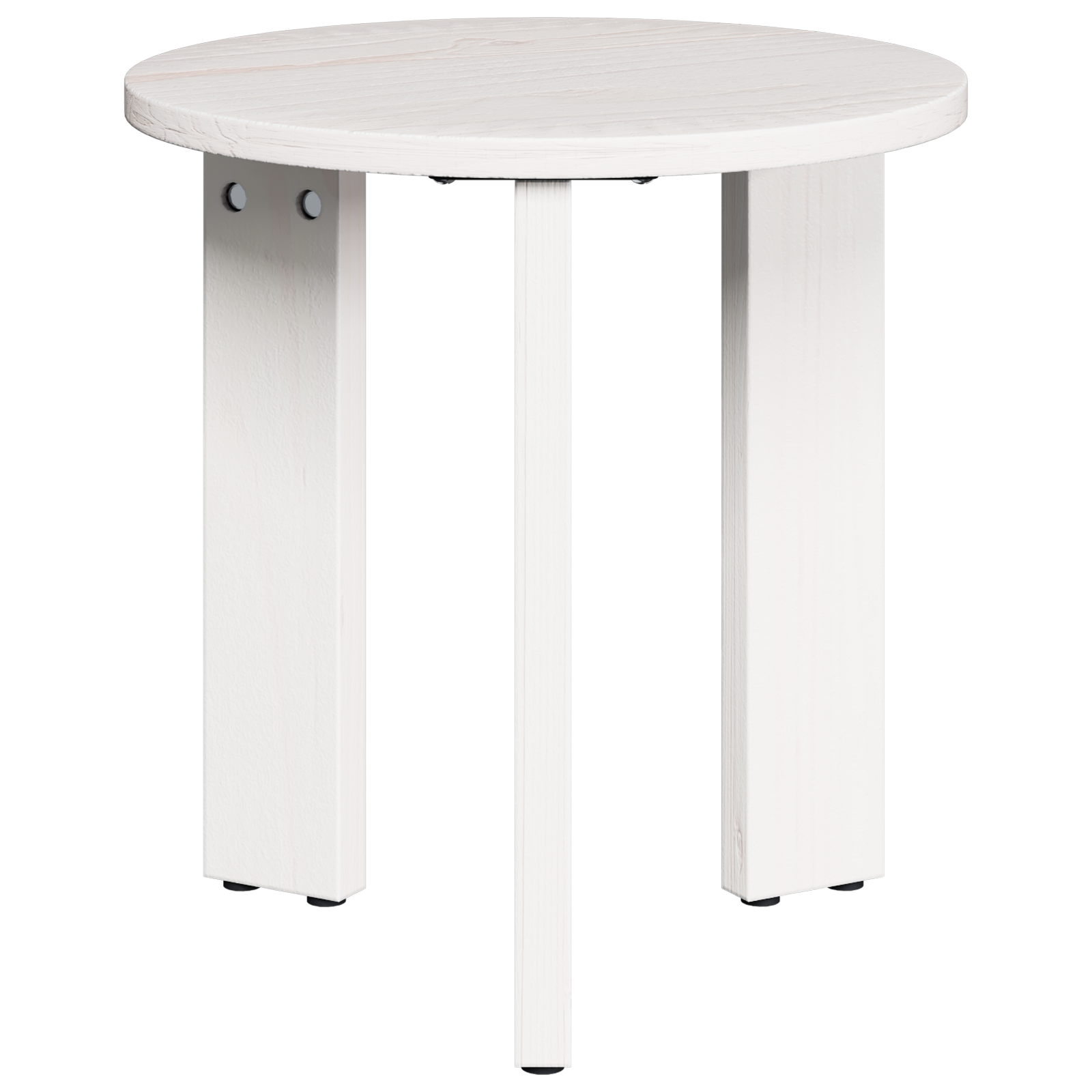 Set de măsuțe de cafea 3 pcs Alb 47.5 x 47.5 x 27 cm GartenMobel Dekor