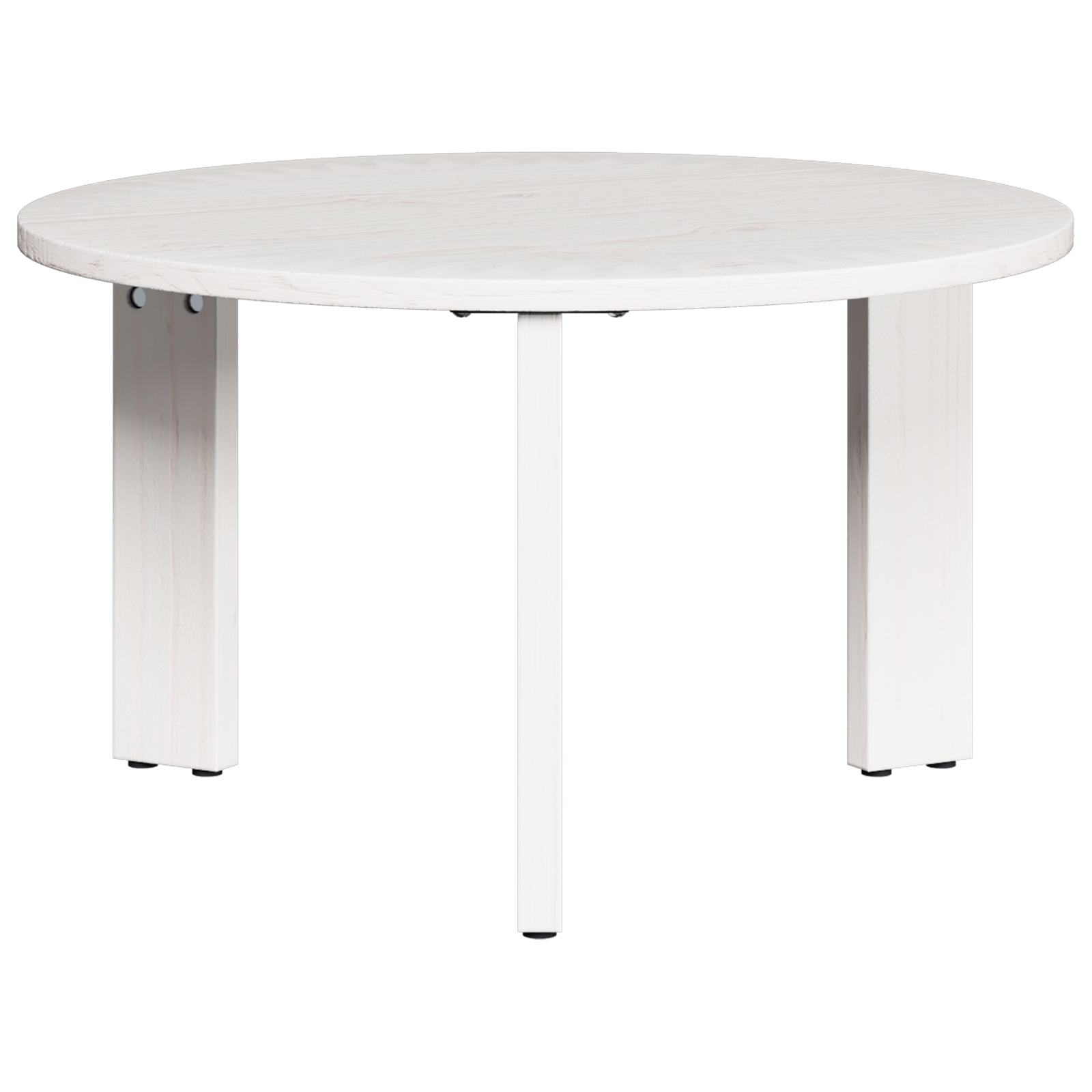 Set de măsuțe de cafea 3 pcs Alb 47.5 x 47.5 x 27 cm GartenMobel Dekor
