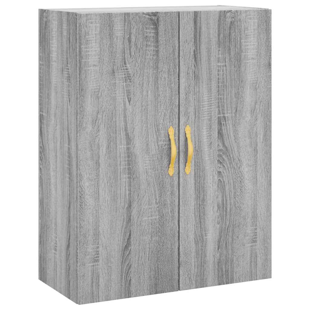 Dulap înalt, gri sonoma, 69,5x34x180 cm, lemn compozit GartenMobel Dekor