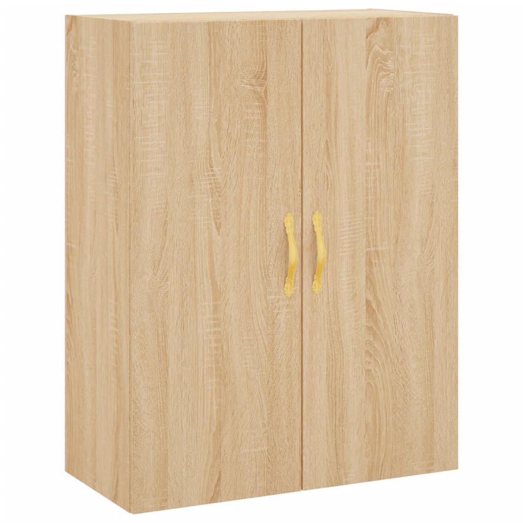 Dulap TV montat pe perete, stejar sonoma, 69,5x34x90 cm GartenMobel Dekor