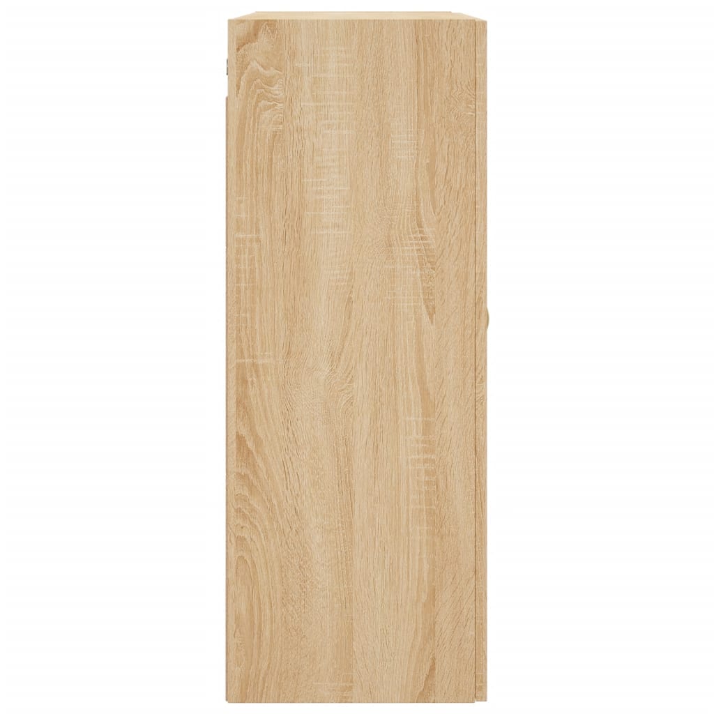 Dulap TV montat pe perete, stejar sonoma, 69,5x34x90 cm GartenMobel Dekor